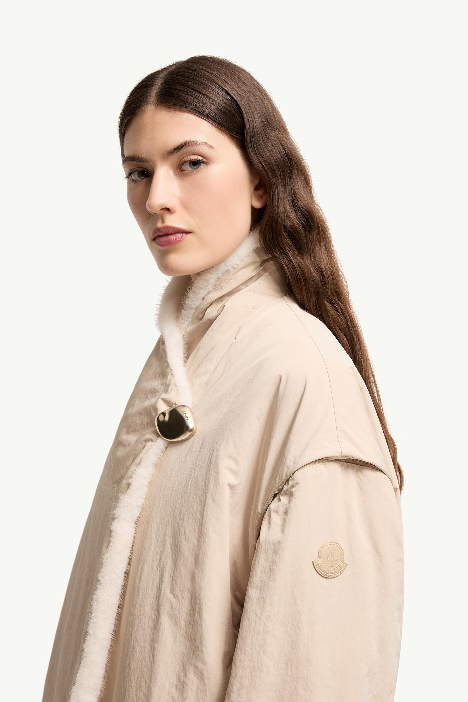 White Ivory Chardonneret 2-in-1 Reversible Teddy Down Jacket