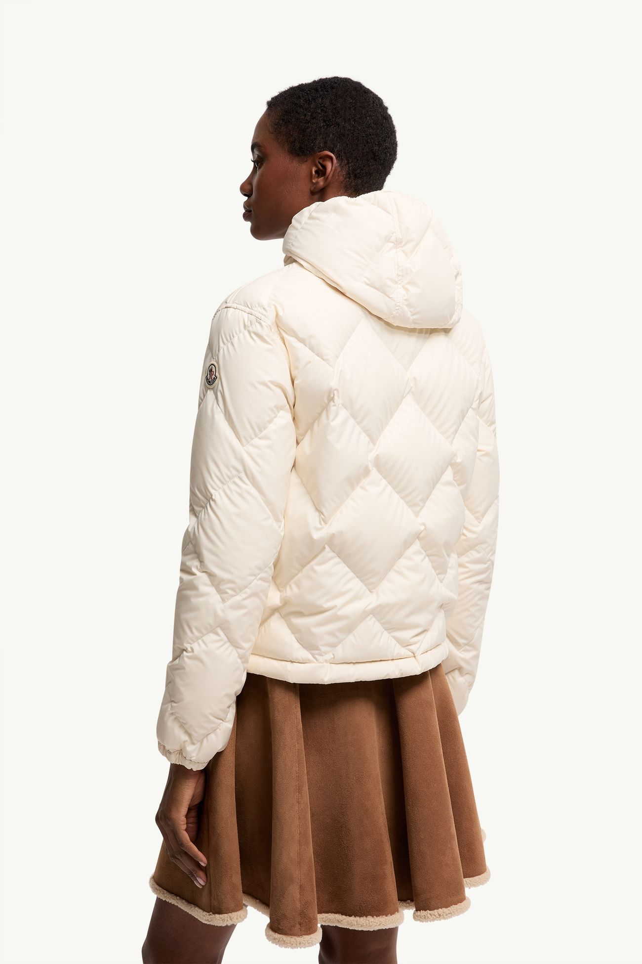 Arvouinne ショートダウンジャケット レディース ホワイトアイボリー Moncler 4