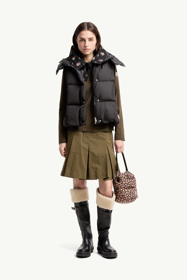 Chaleco plumífero Macareux Mujer Negro Moncler 0