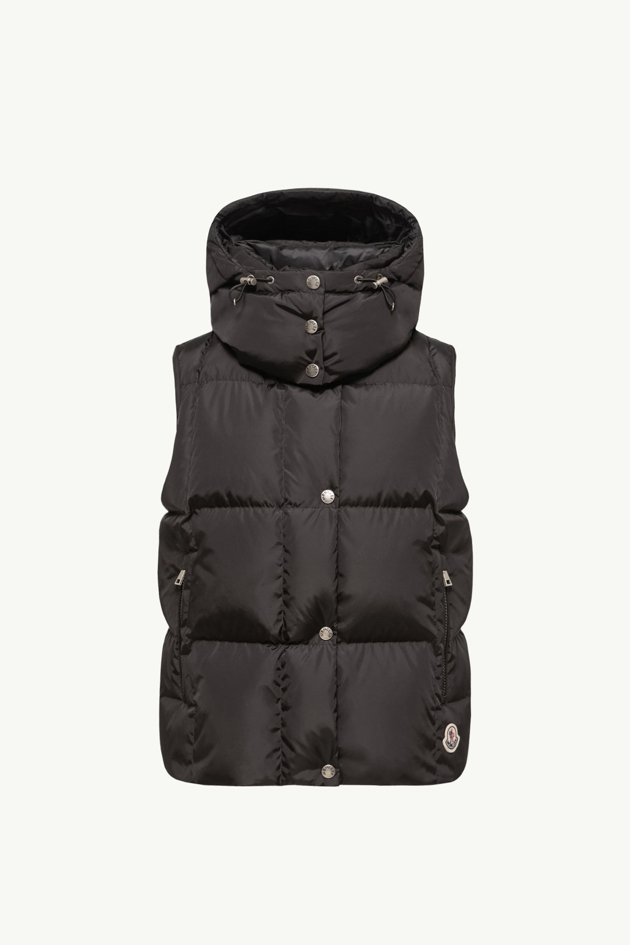 Macareux Hooded Down Gilet Women Black Moncler 2