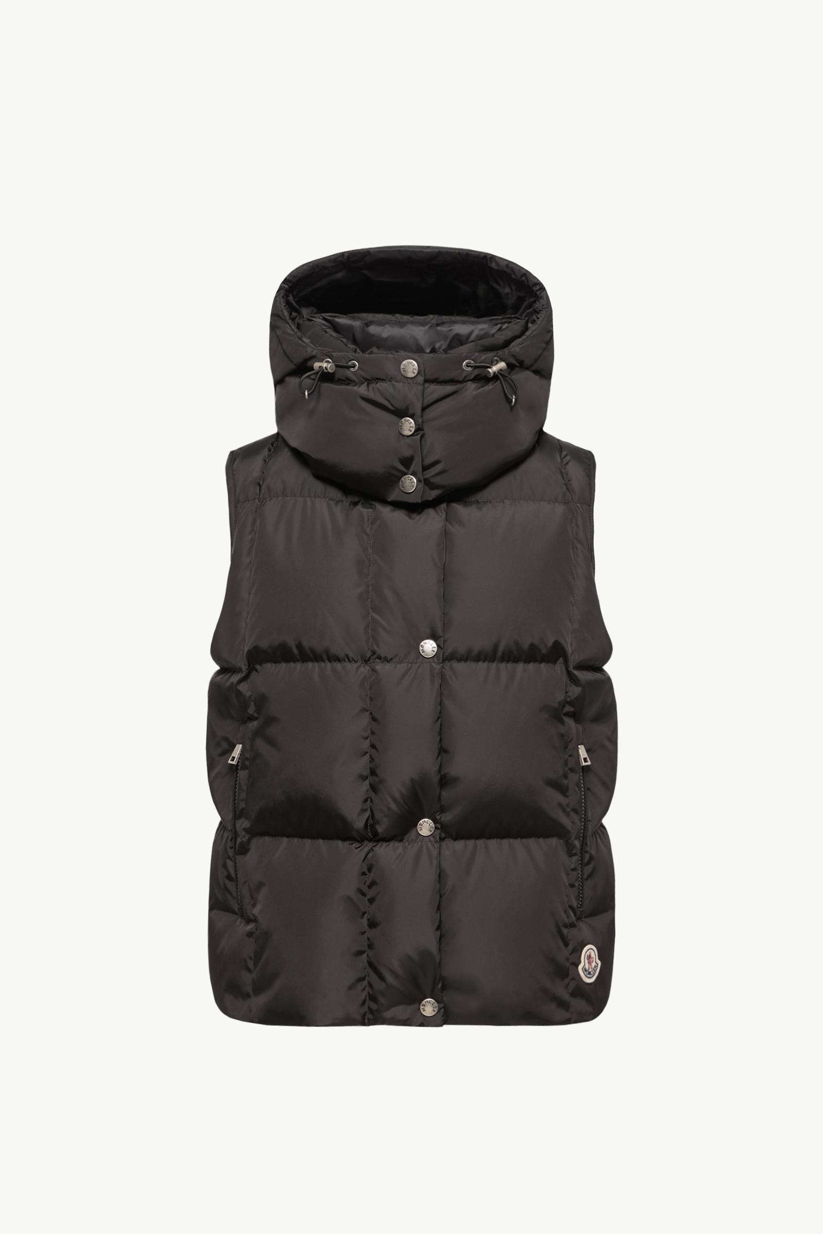 MONCLERレディースベスト新品未使用モンクレールTRICOT定価以下 ブラック Macareux ベスト : ジレ 向けの レディース | モンクレール