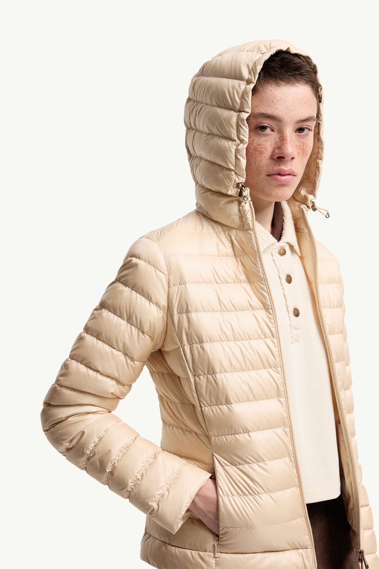 Igelhood 쇼트 Longue Saison 다운 재킷 여성 라이트 베이지 Moncler 5