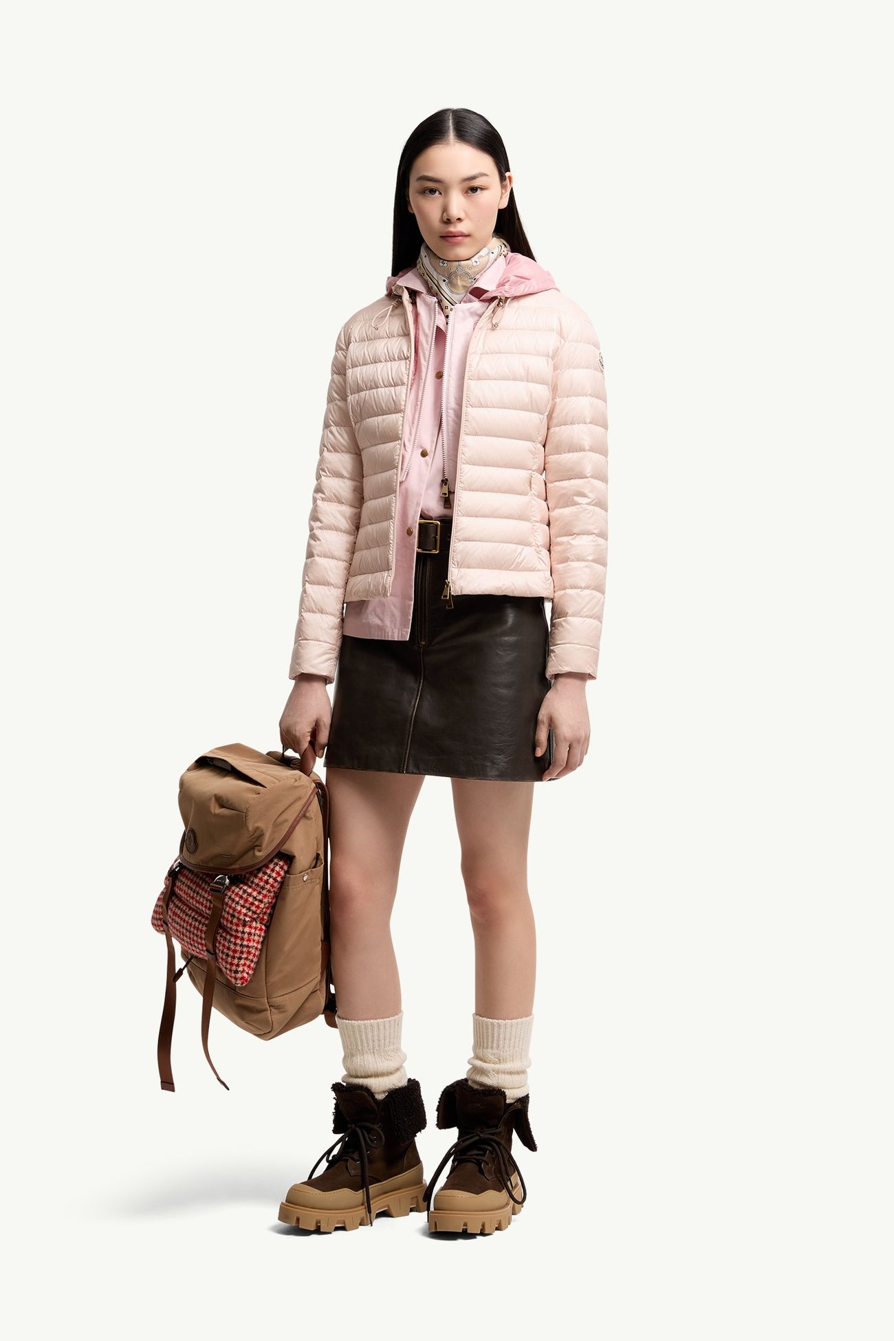 Plumífero corto de longue saison Igelhood Mujer Rosado Moncler 0