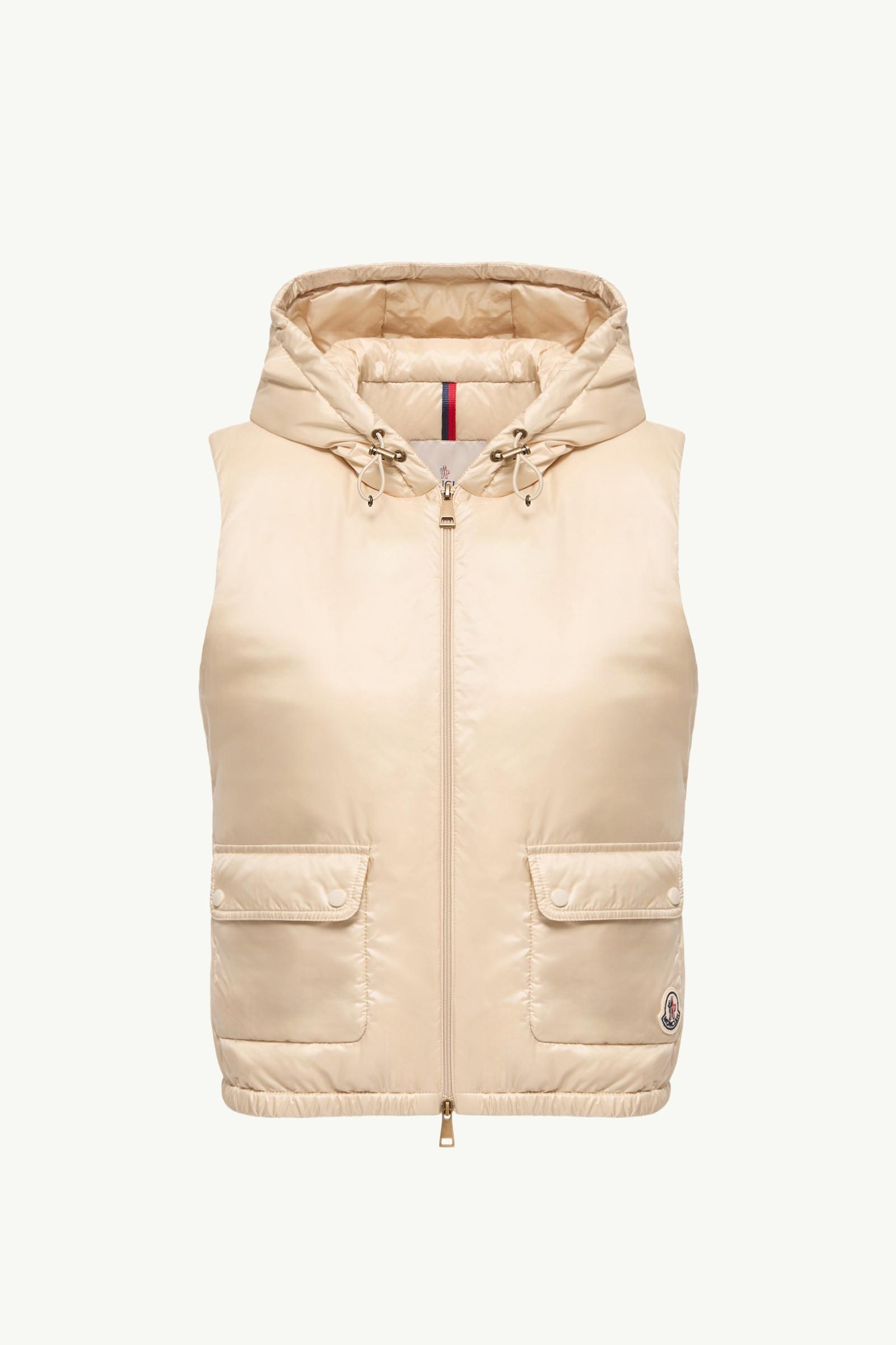 Lansette Short Longue Saison Down Gilet Women Light Beige Moncler, 1 of 0