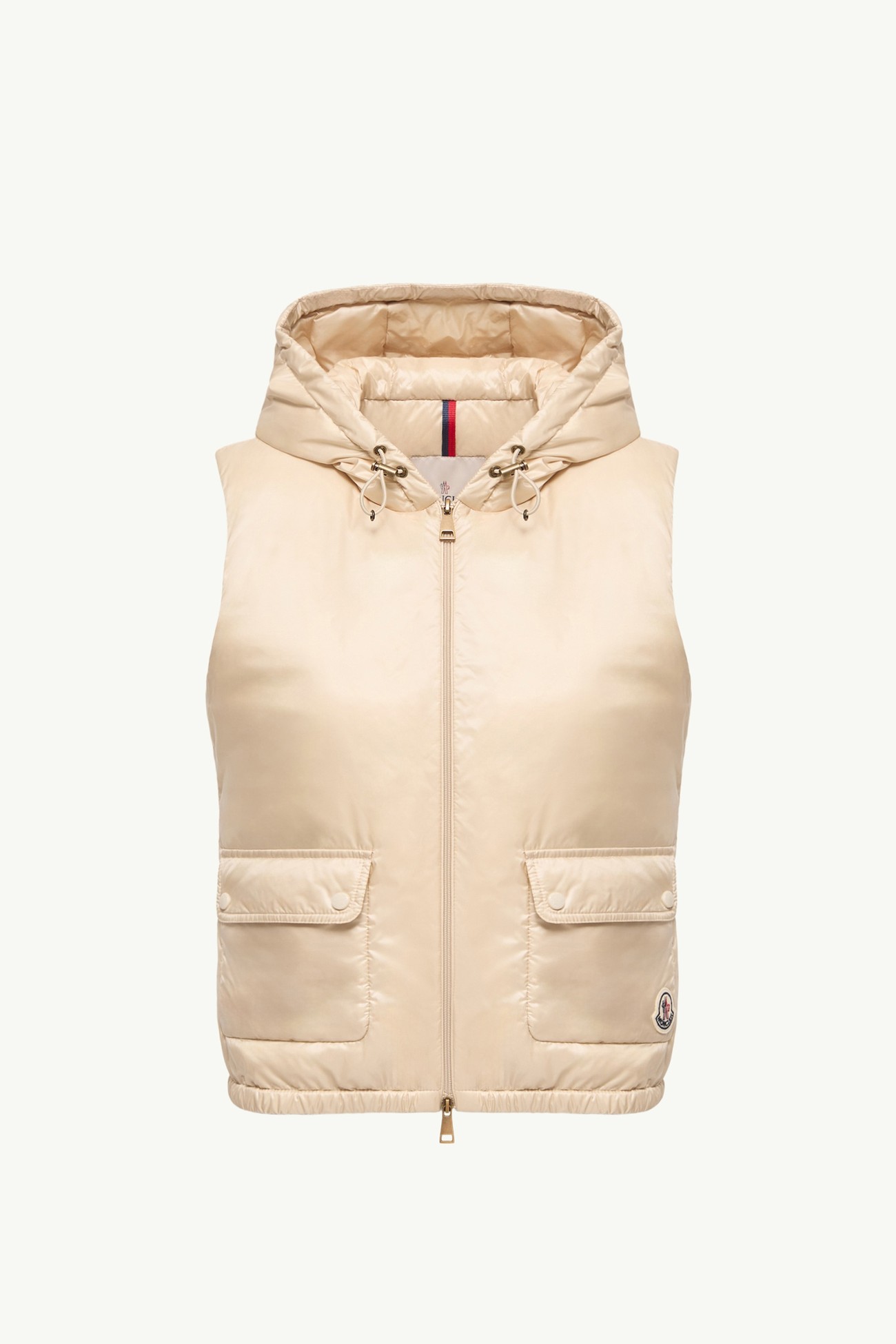 Lansette Longue Saison短身羽絨背心 女士 淺米色 Moncler 2