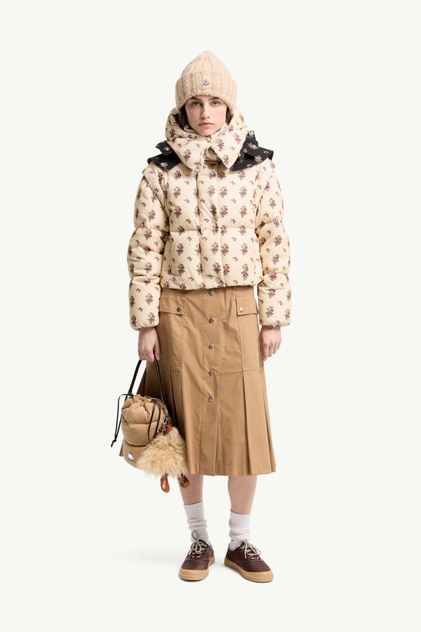 Plumífero 2 en 1 con capucha Torcol Mujer Beige Claro Moncler 0