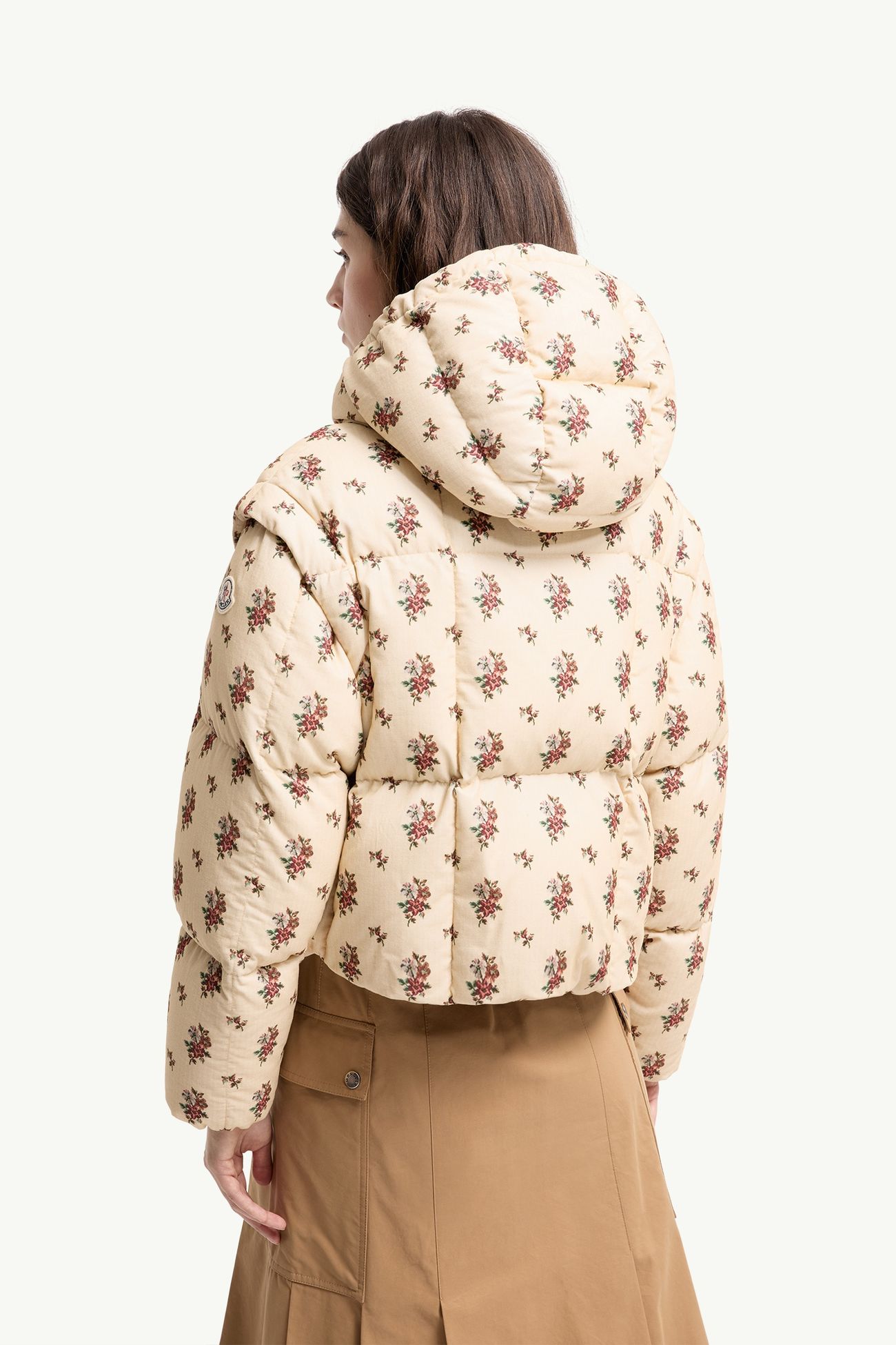 Plumífero 2 en 1 con capucha Torcol Mujer Beige Claro Moncler 4