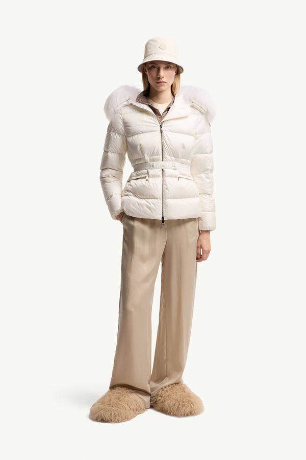 Boed女士连帽短款羽绒夹克外套 女士 白色 Moncler 0