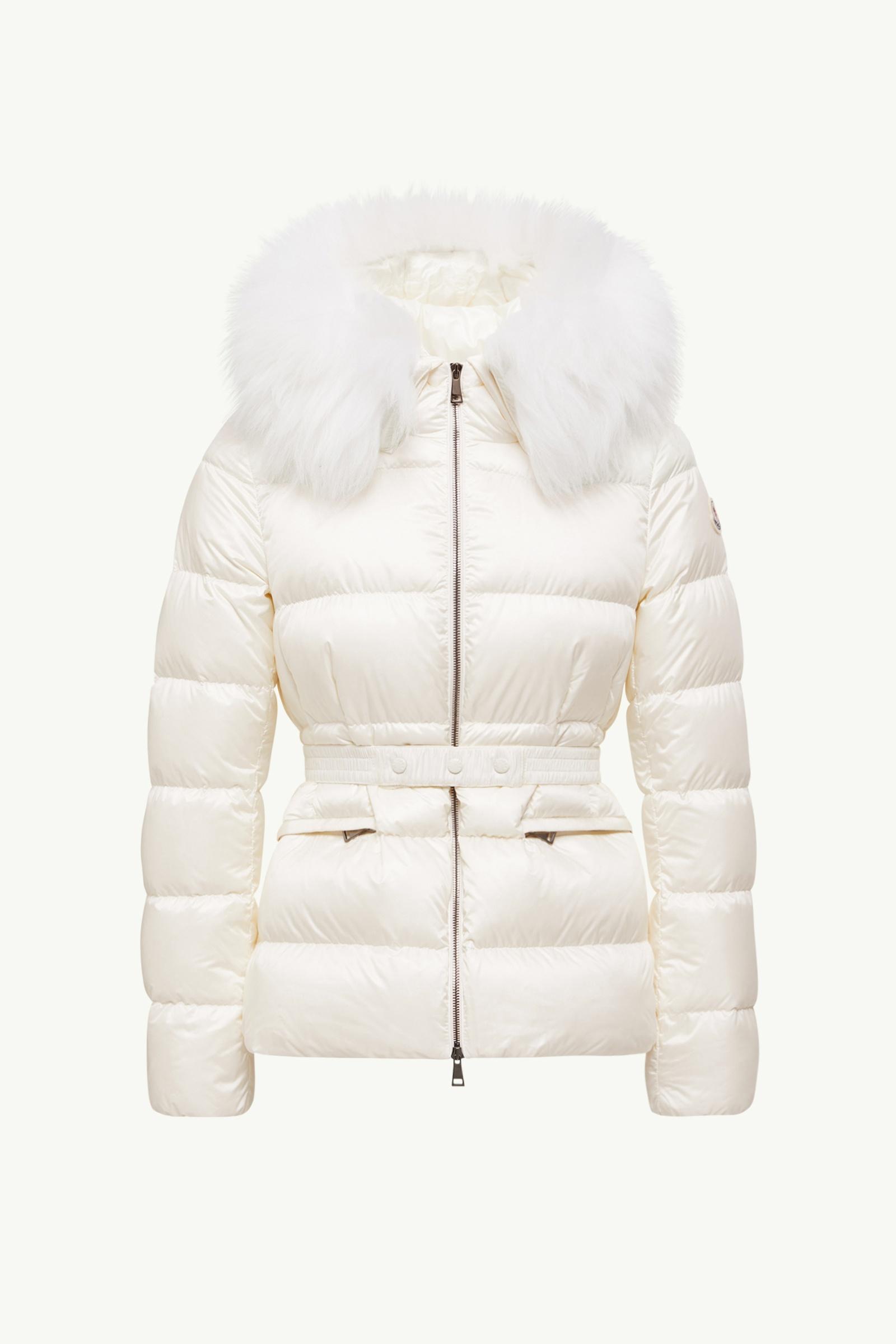 ホワイト Moncler Mayaショートダウンジャケット : ショートダウン 
