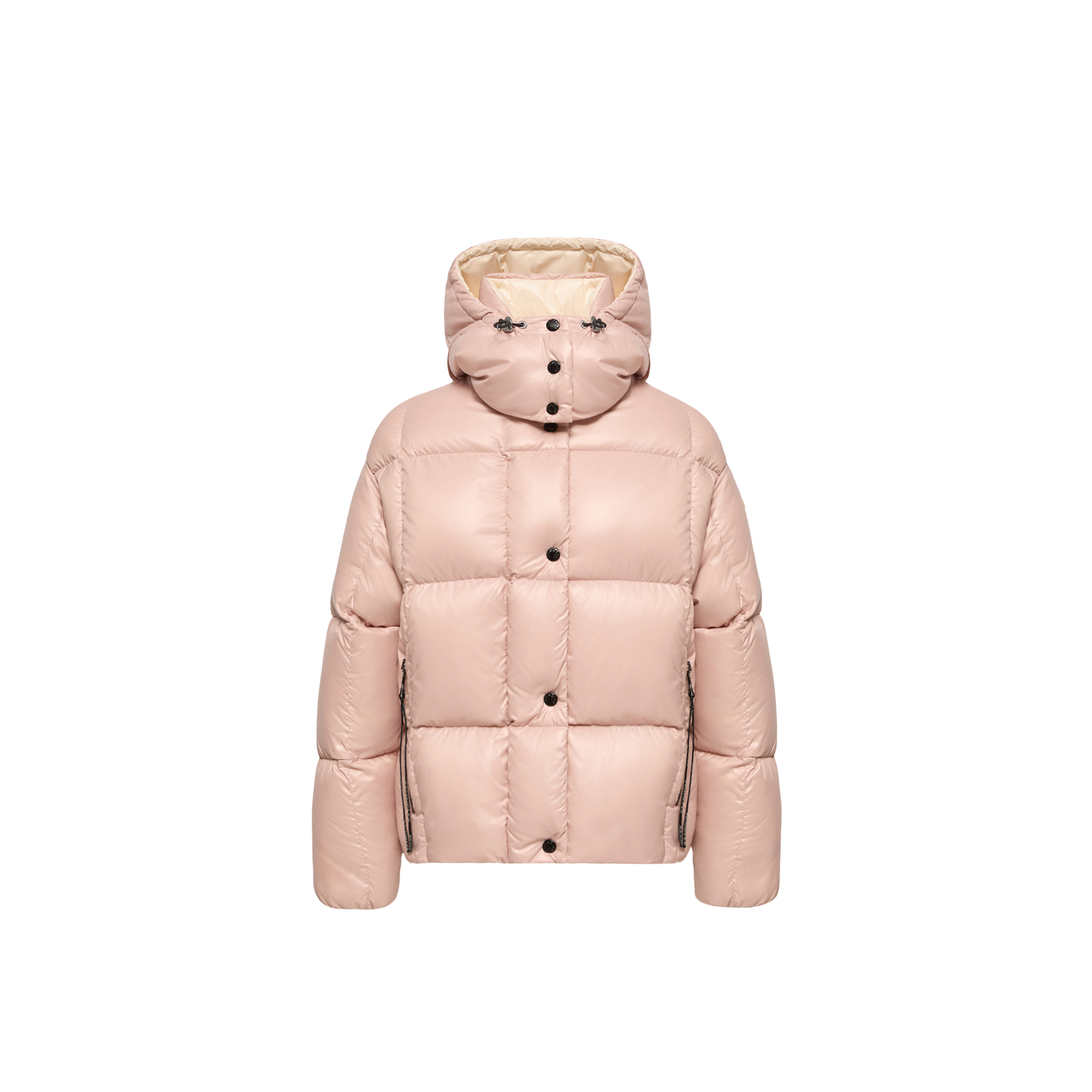Moncler Parana Hooded Short Down Jacket, Women, Pink, Size: 0