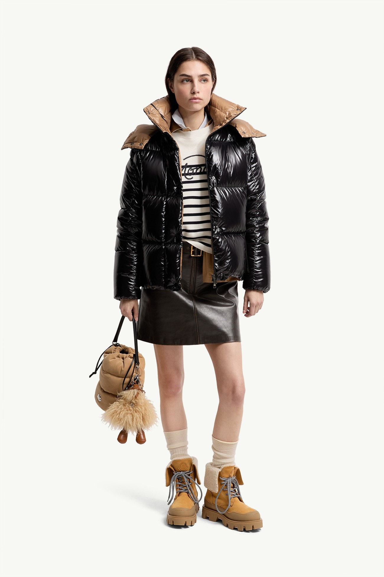 Parana連帽短身羽絨外套 女士 黑色 Moncler 0