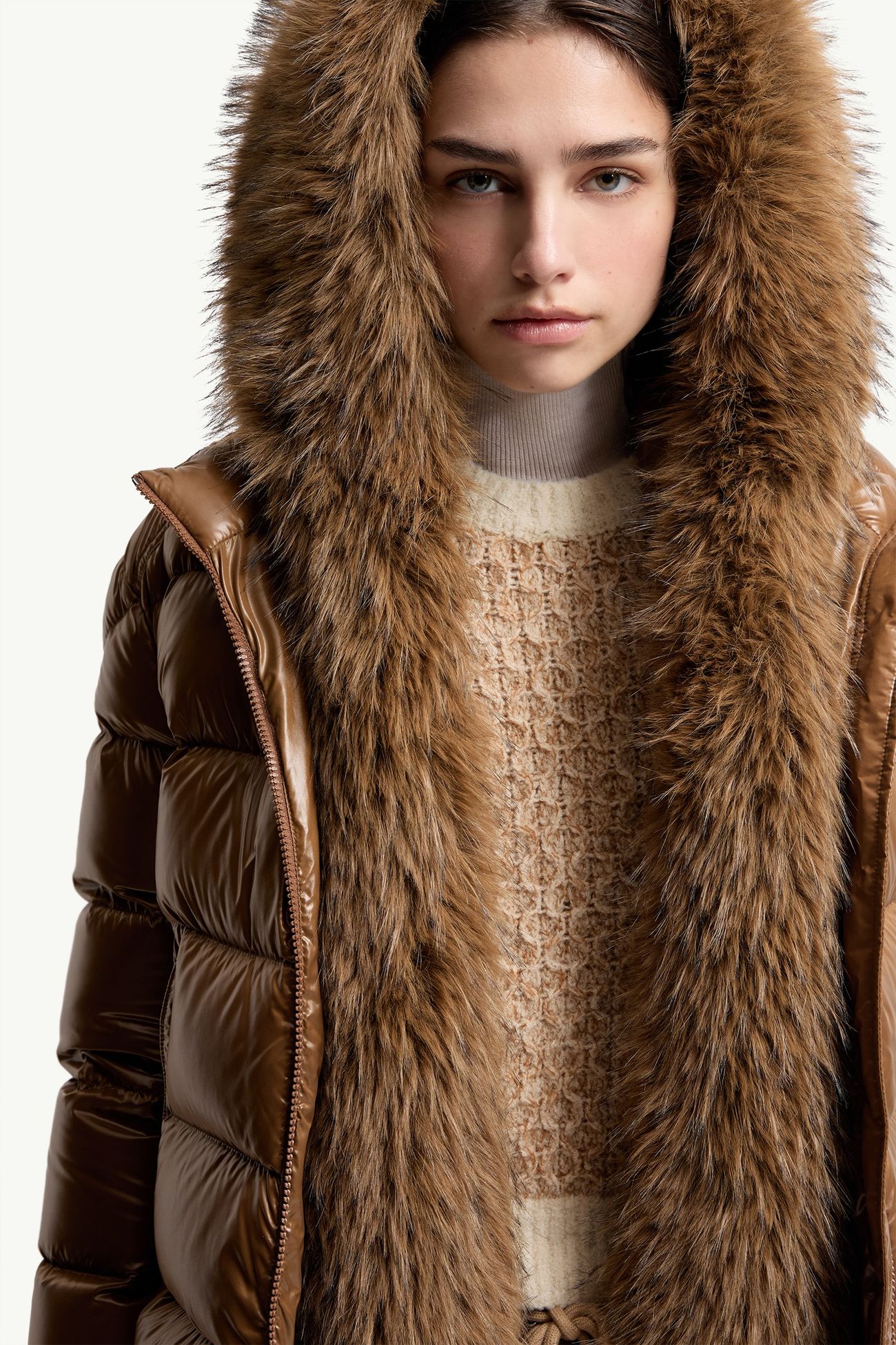 Hypolais短身羽絨外套 女士 啡色 Moncler 8
