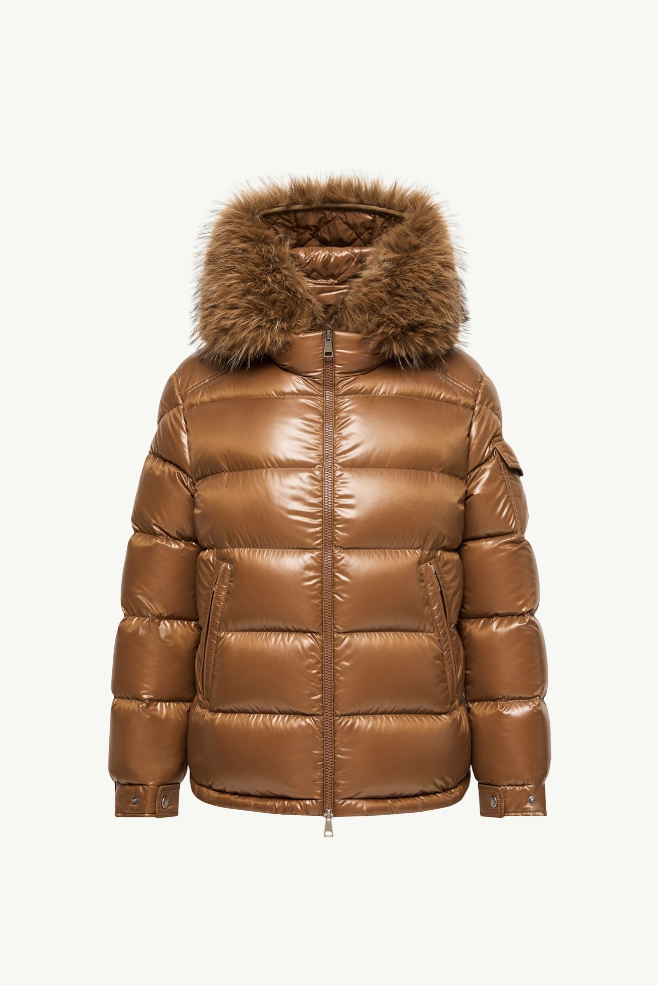 Plumífero corto Hypolais Mujer Marrón Moncler 2