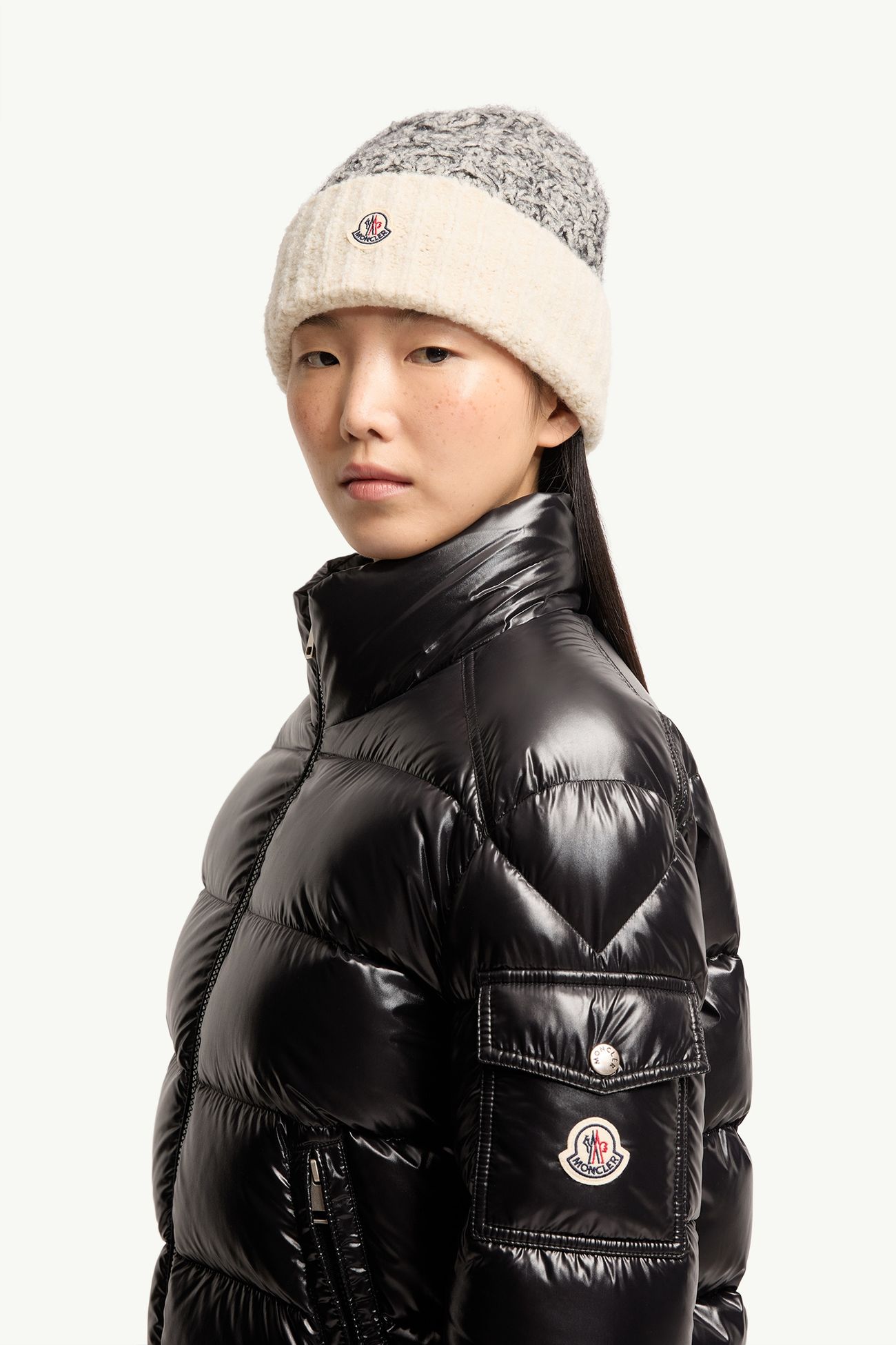 Hypolais 후드 쇼트 다운 재킷 여성 블랙 Moncler 1