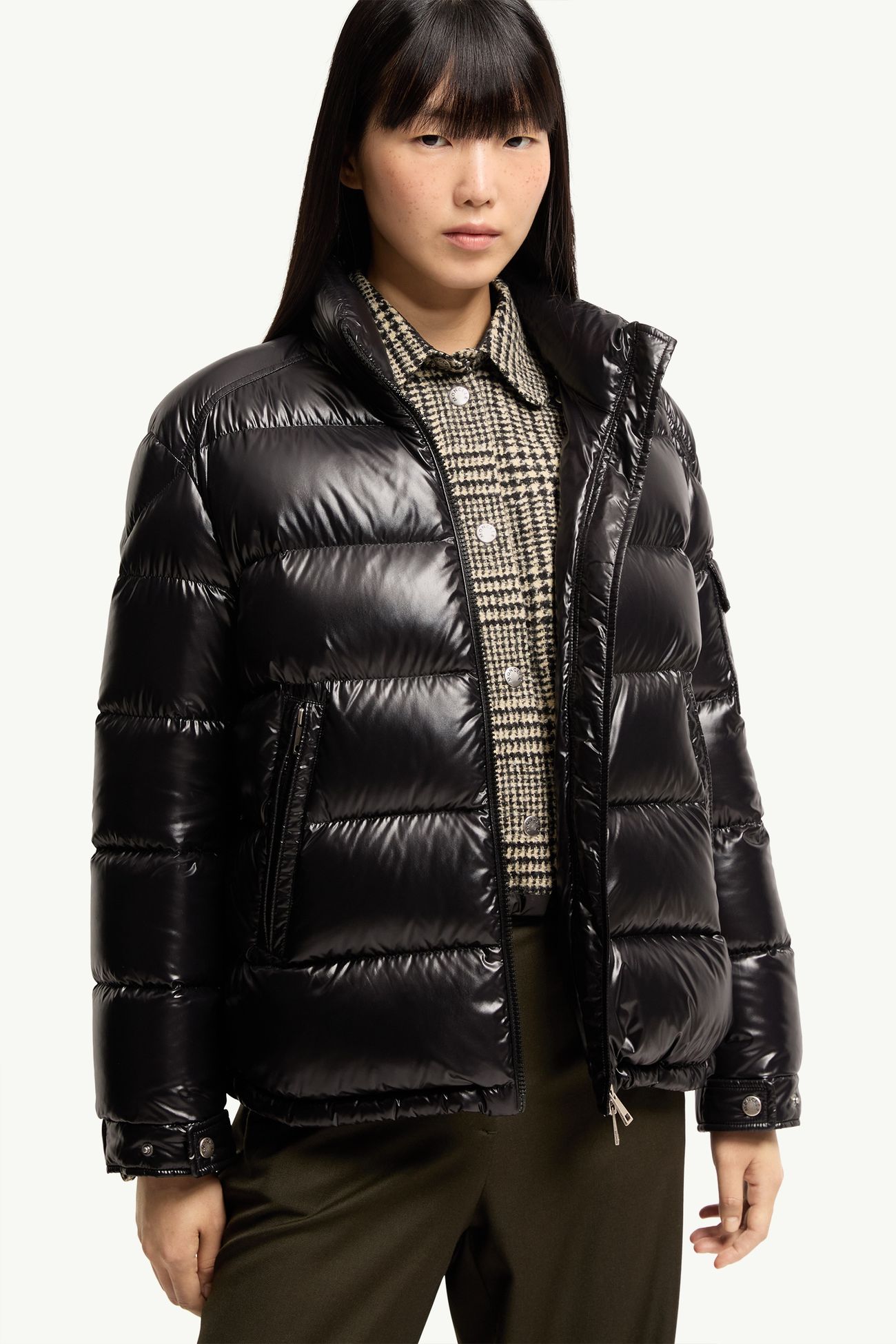 Hypolais 후드 쇼트 다운 재킷 여성 블랙 Moncler 5
