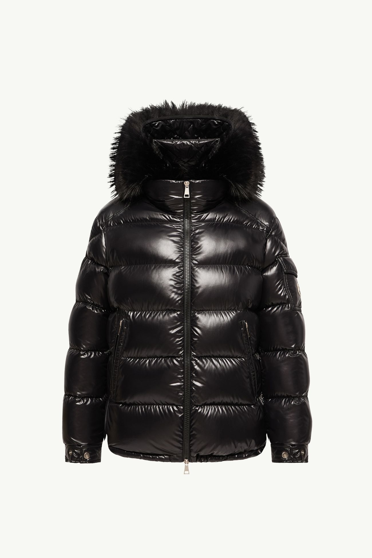Hypolais kurze Daunenjacke mit Kapuze Damen Schwarz Moncler 2