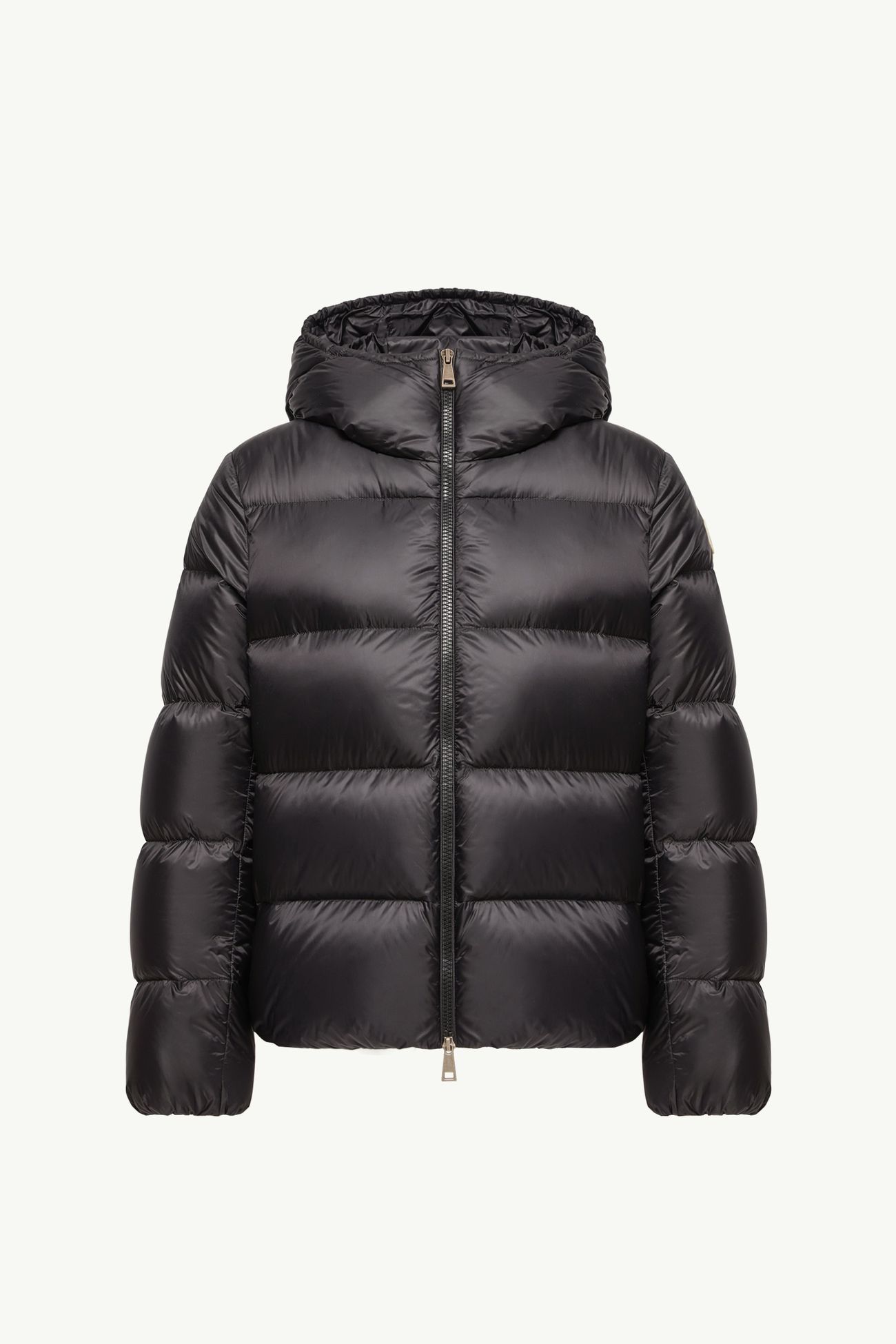 Feligule Hooded Short Down Jacket Women Black Moncler 2