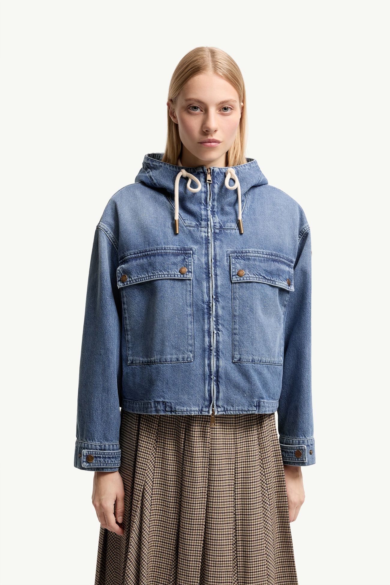 Doudoune en denim 3-en-1 Ecrevisse Femmes Bleu clair Moncler 3