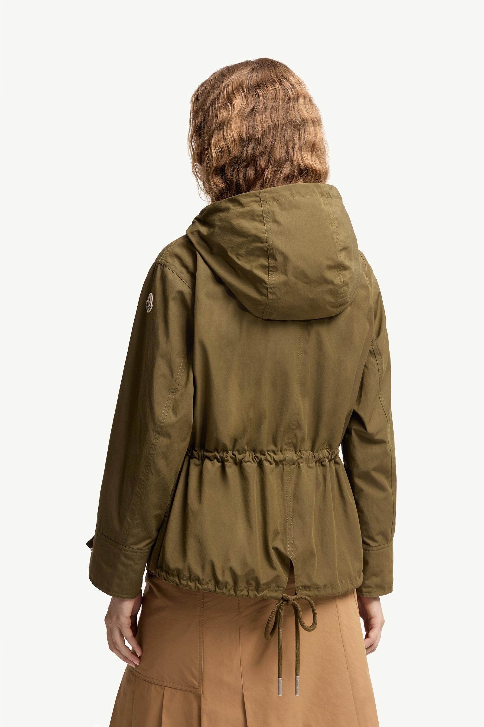 Olive Green Effraie 3-in-1 Hooded Shearling Trimmed Down Parka