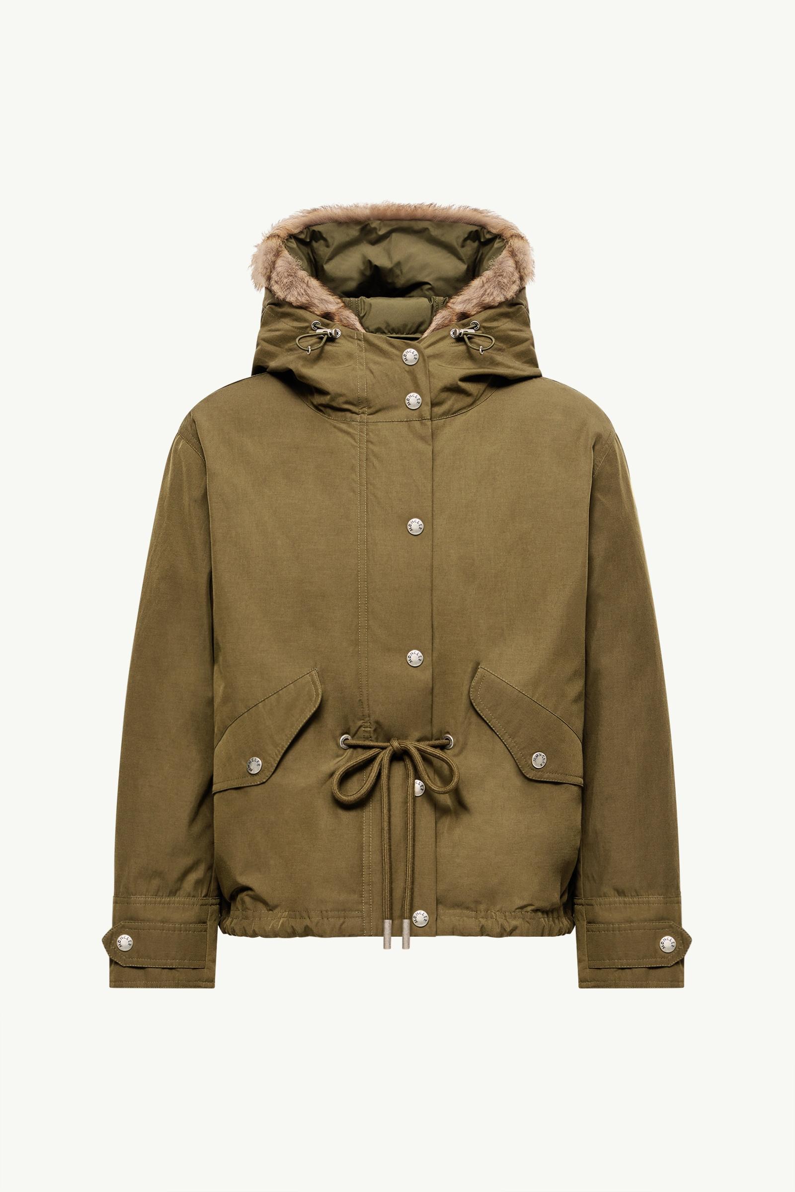 Effraie 3-in-1 Shearling Trimmed Down Parka Women Olive Green Moncler, 1 of 0