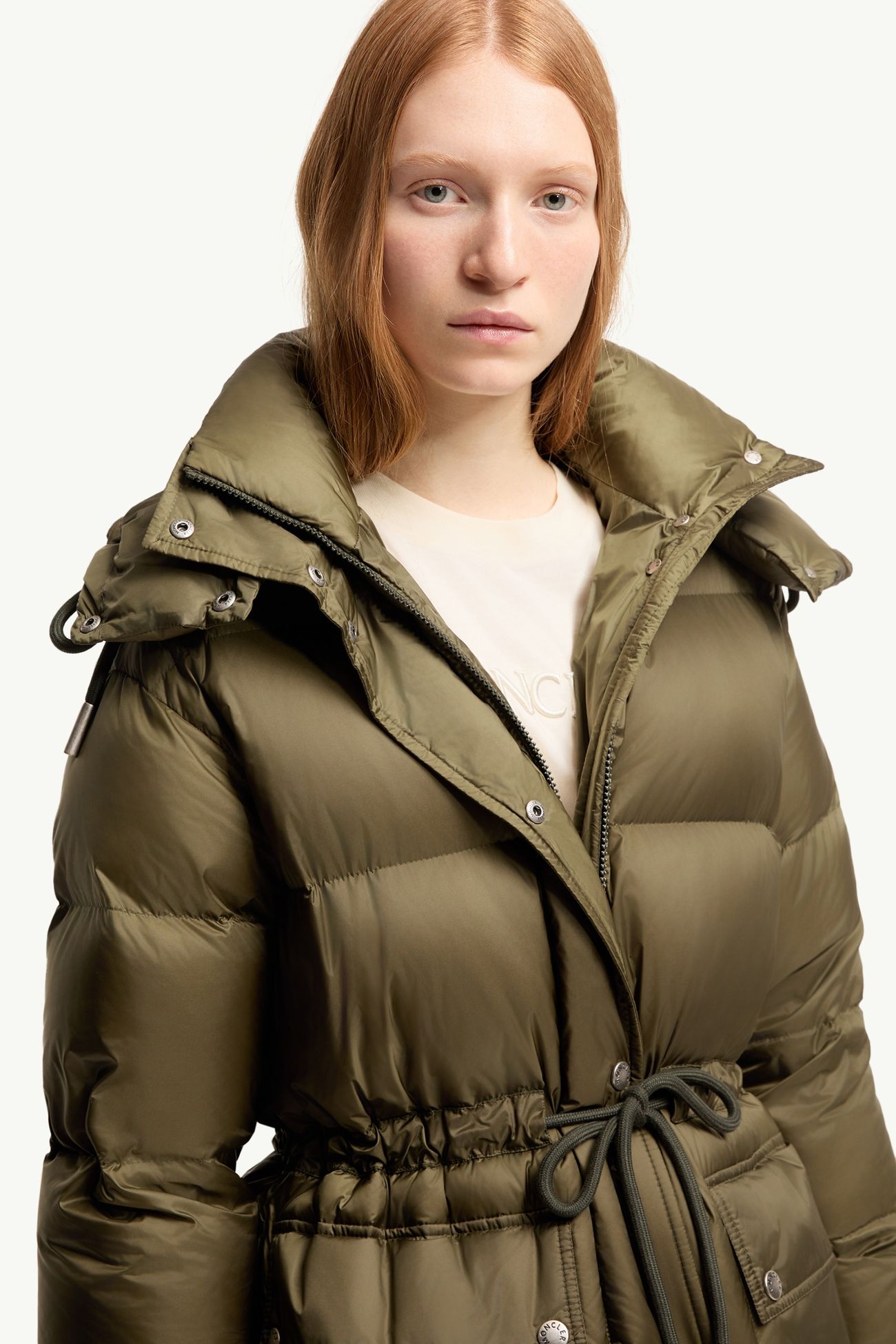 Sesie ダウンジャケット レディース オリーブグリーン Moncler 5