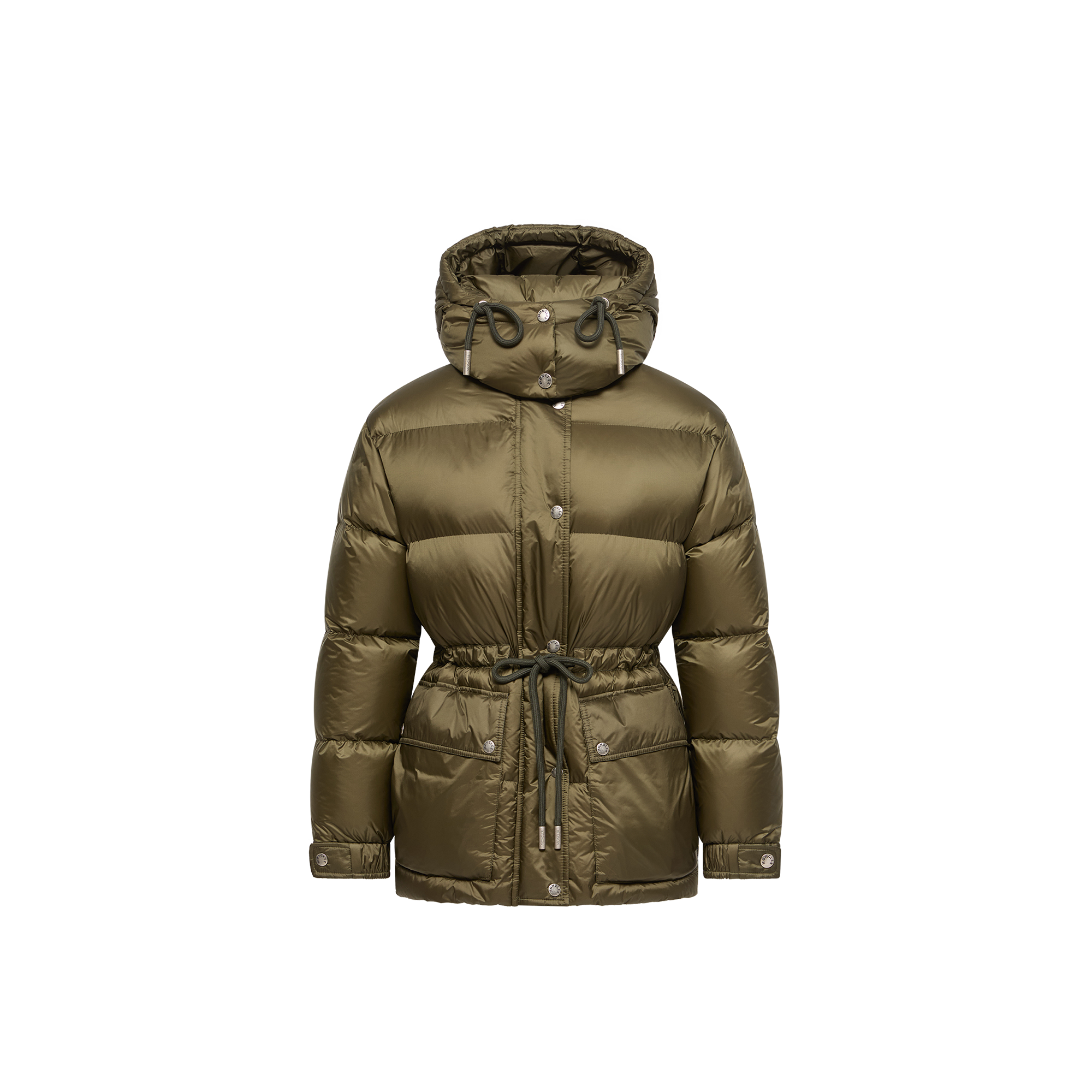 Moncler Sesie Hooded Short Down Jacket Women da Size: 4