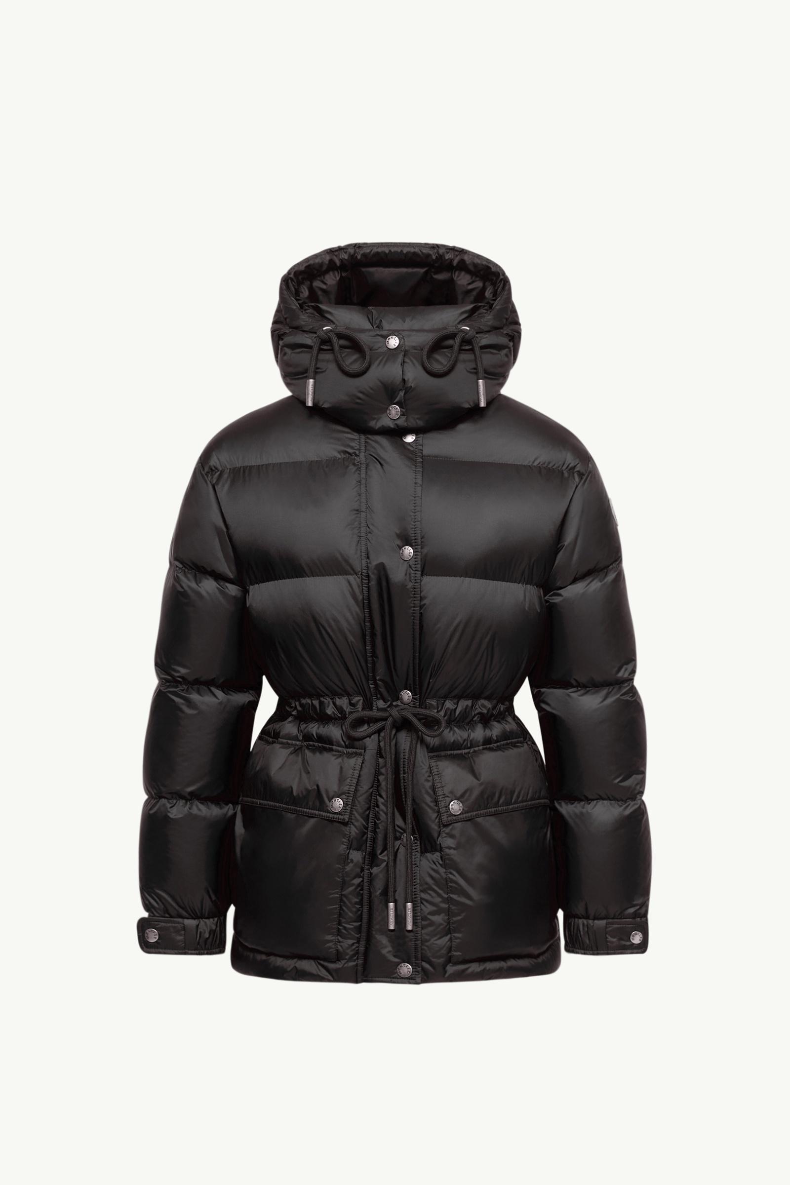 Sesie Hooded Mid-Length Down Jacket Women Black Moncler, 1 of 0