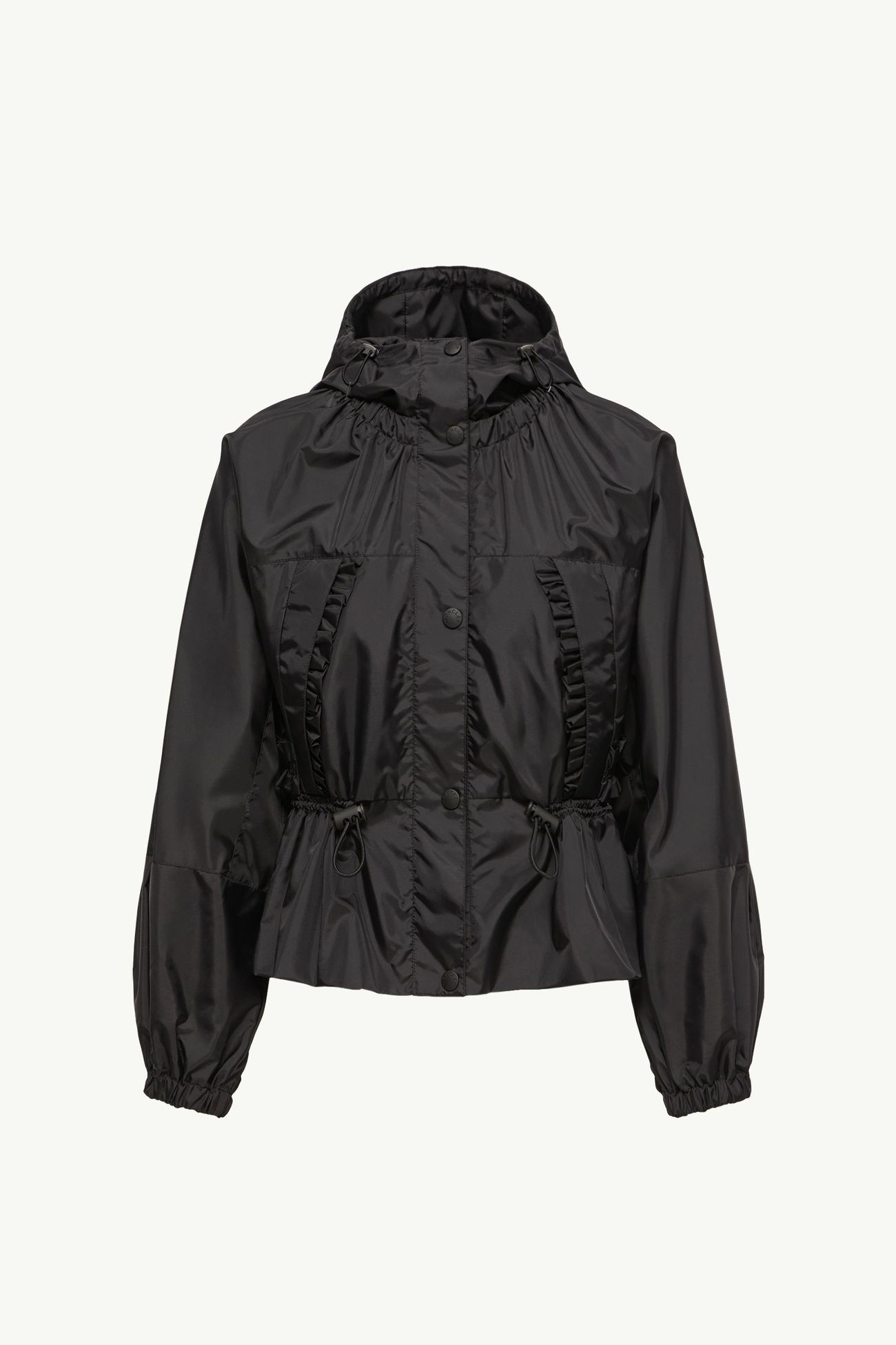 Imaginaire Canvas Short Parka Women Black Moncler 2