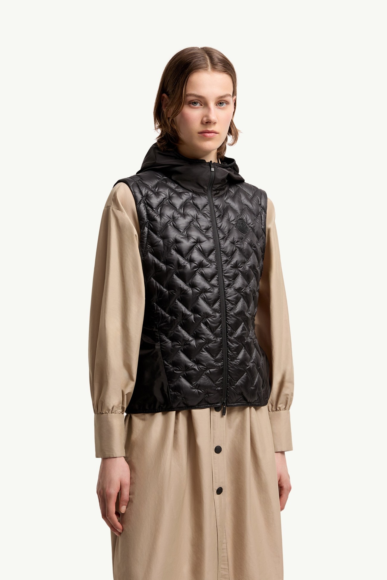 Mirage Packable 2-in-1 Short Down Jacket Women Black Moncler 5