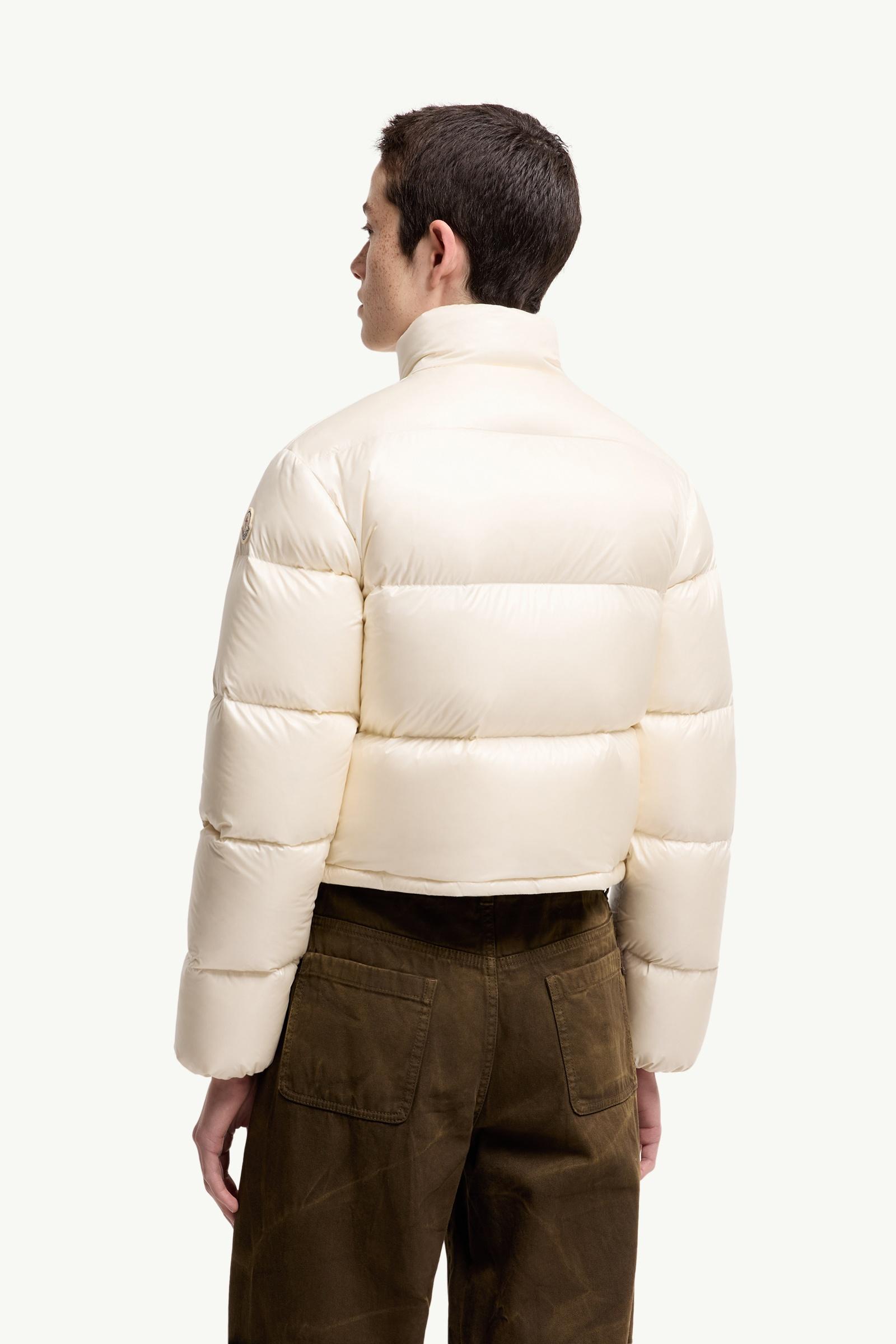 White Ivory Tepice Short Down Jacket - Short Down Jackets for