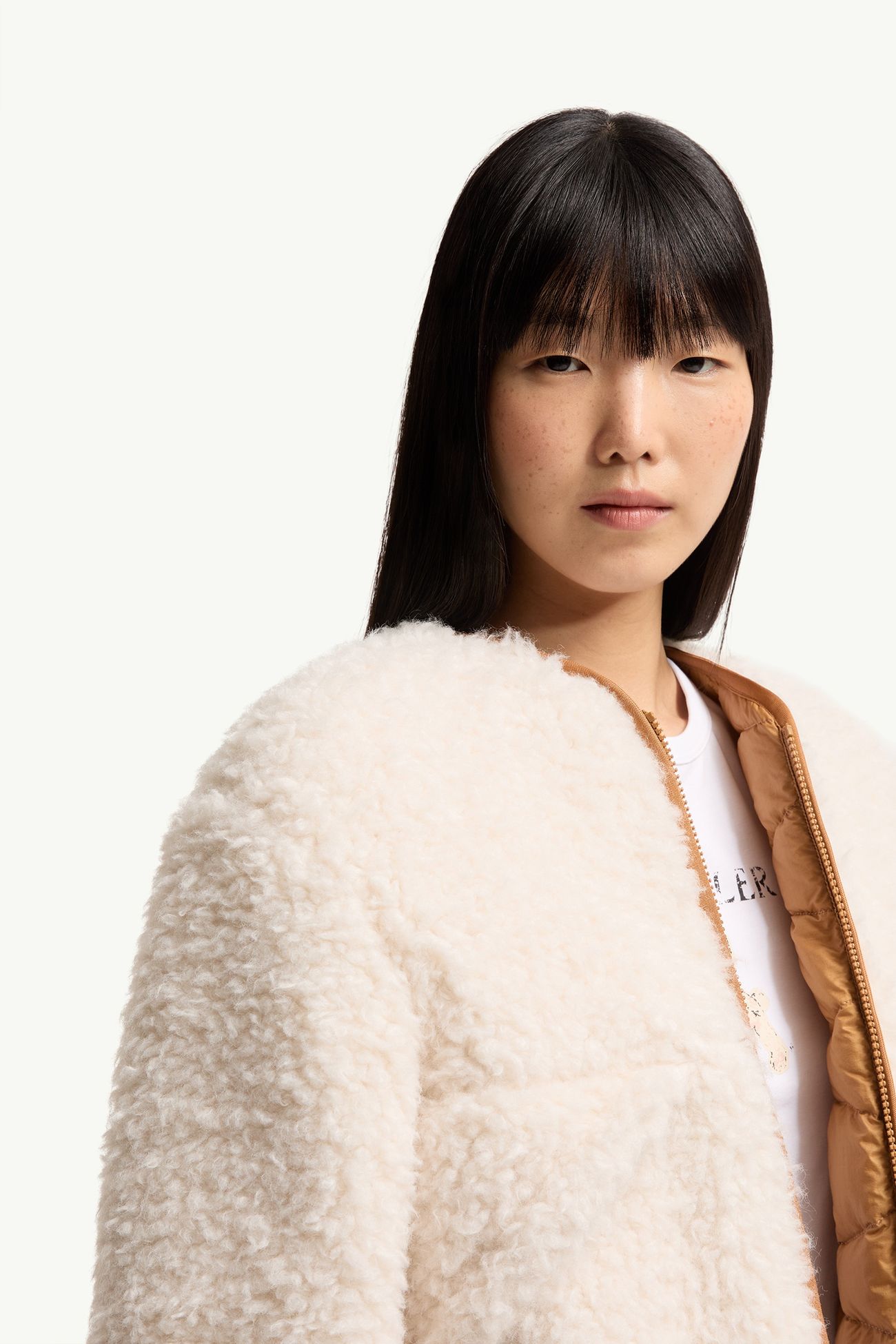 Mallero Reversible Down Jacket Women White Ivory Moncler 6