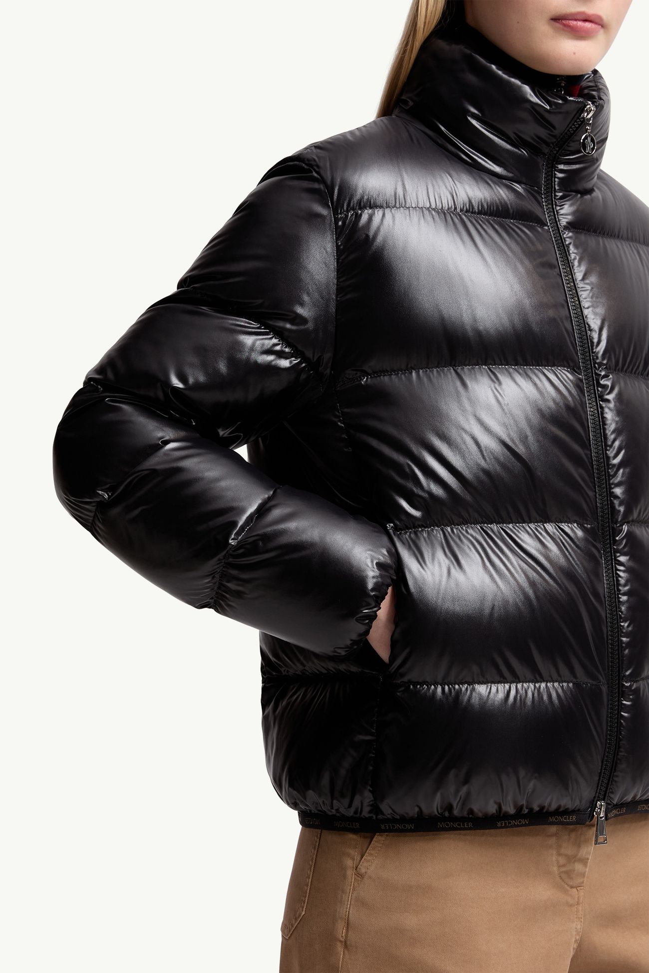 Abbadia 쇼트 다운 재킷 여성 블랙 Moncler 6