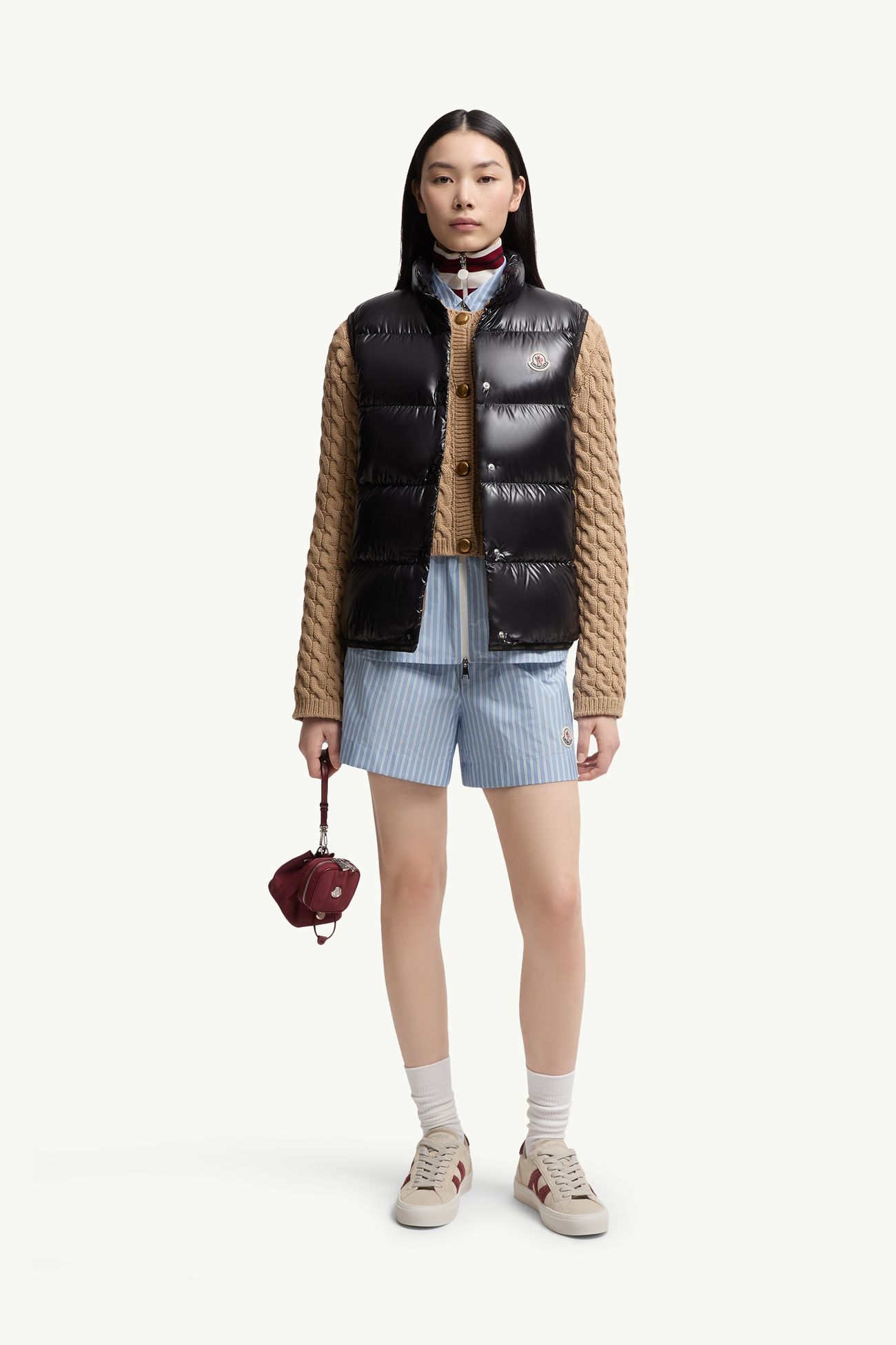 Badia女士羽绒马甲 女士 黑色 Moncler 0