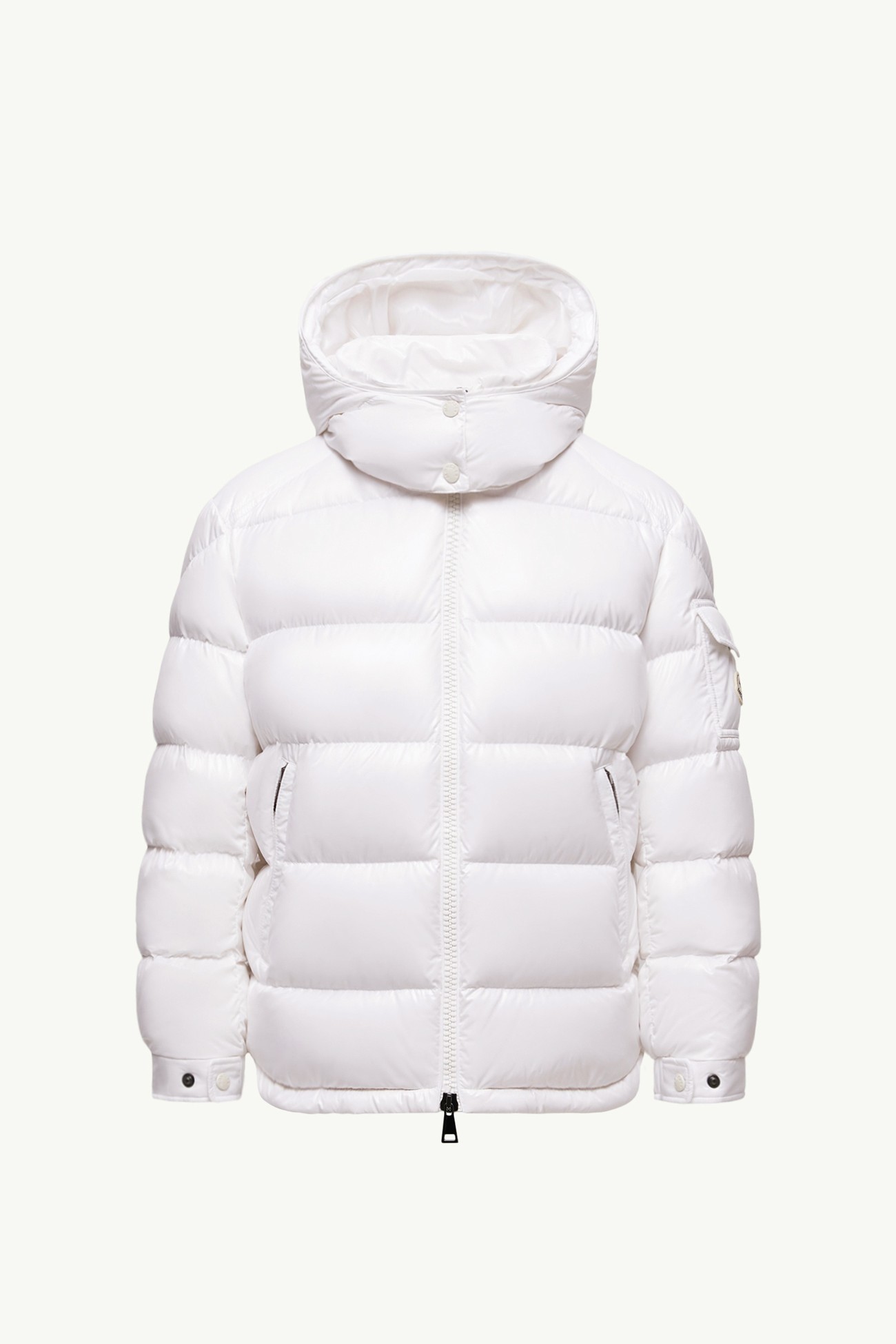 Maire Hooded Short Down Jacket Women Off White Moncler 2