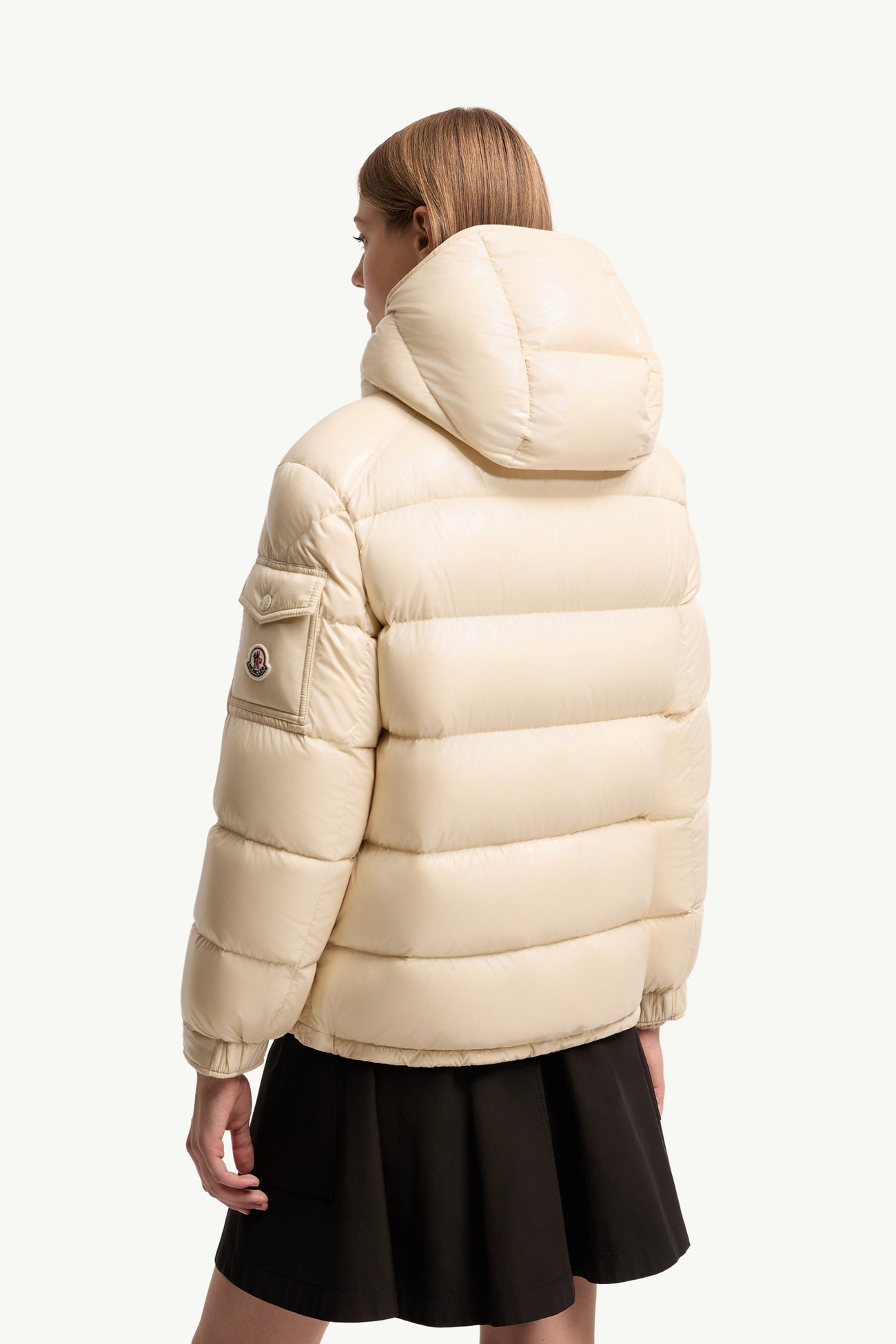 Maire連帽短身羽絨外套 女士 米色 Moncler 4