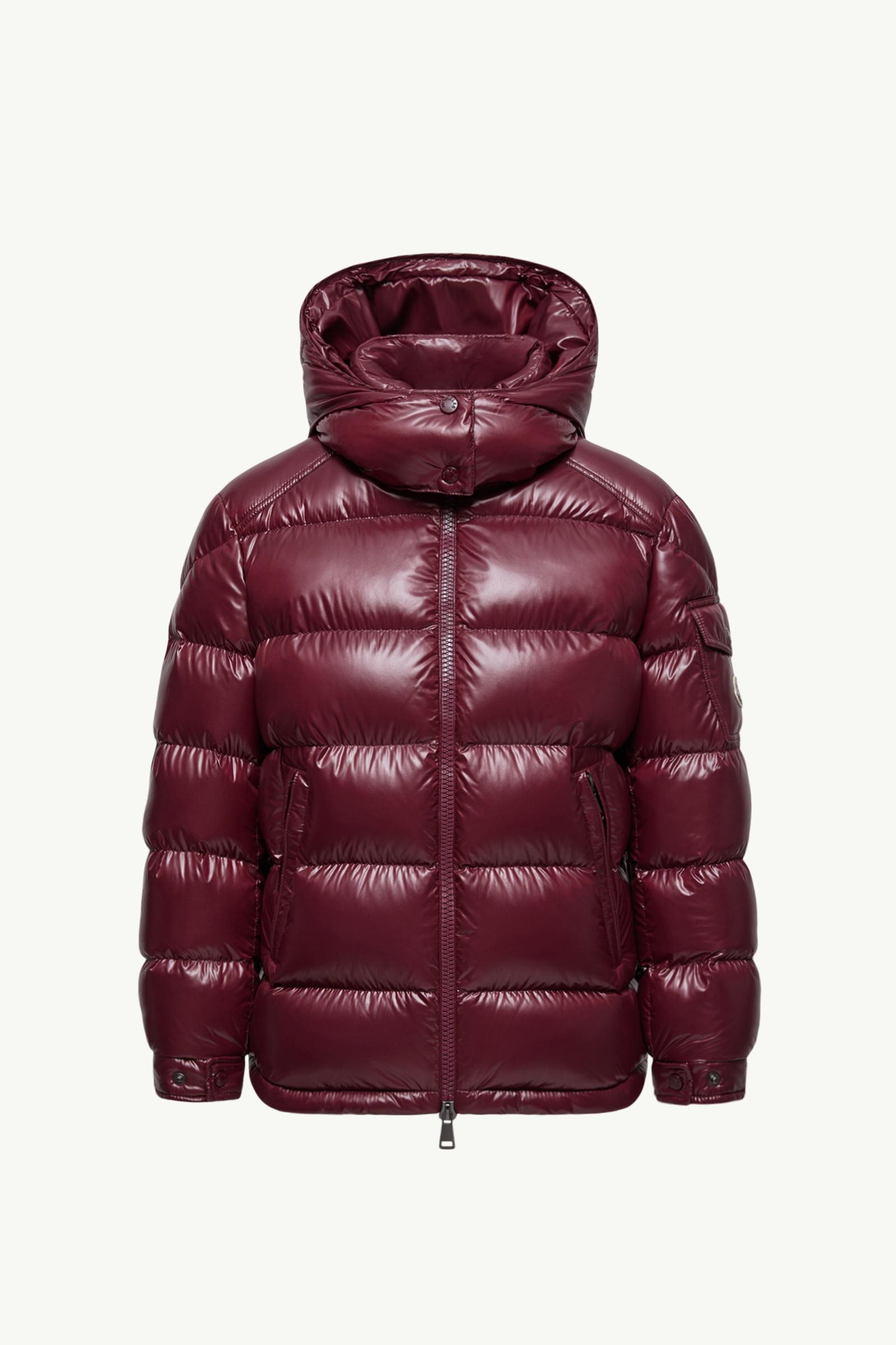 Maire Hooded Short Down Jacket Women Burgundy Moncler, 1 of 0