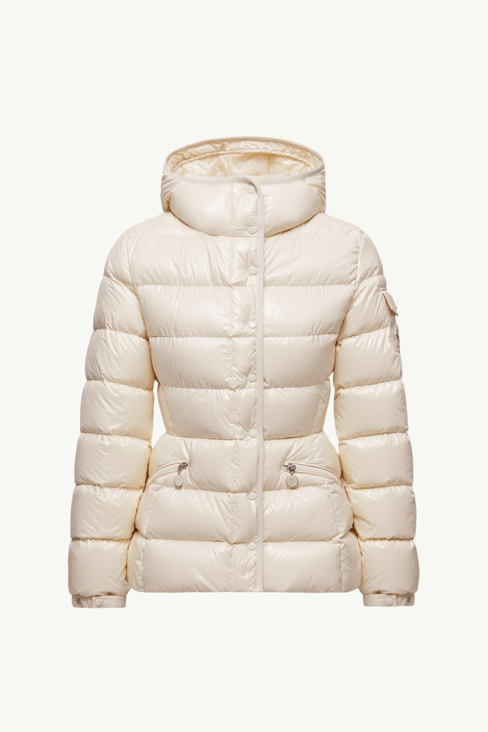 Piumino corto Barante con cappuccio Donna Bianco Avorio Moncler, 1 of 0