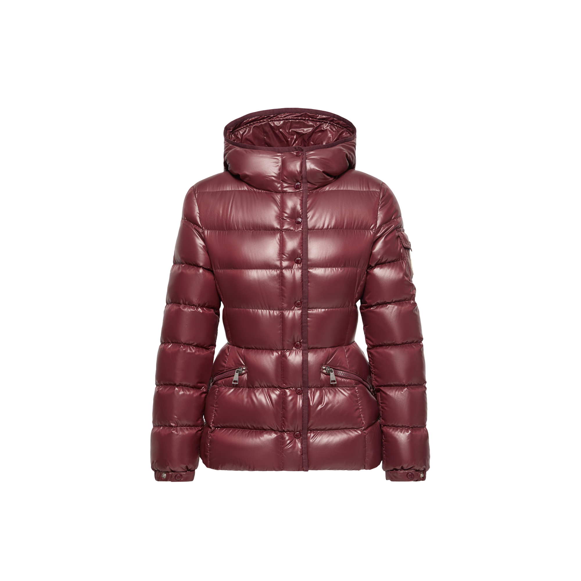 Moncler Donna Rosso - Piumino Corto Barante - Jackets - M - Immagine 4