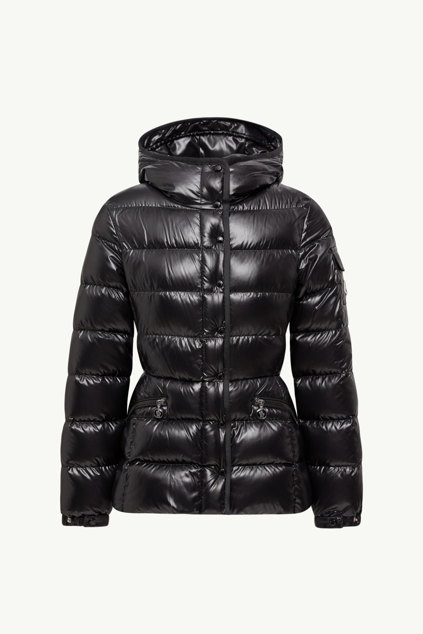 Black Barante Hooded Short Down Jacket - Short Down Jackets for