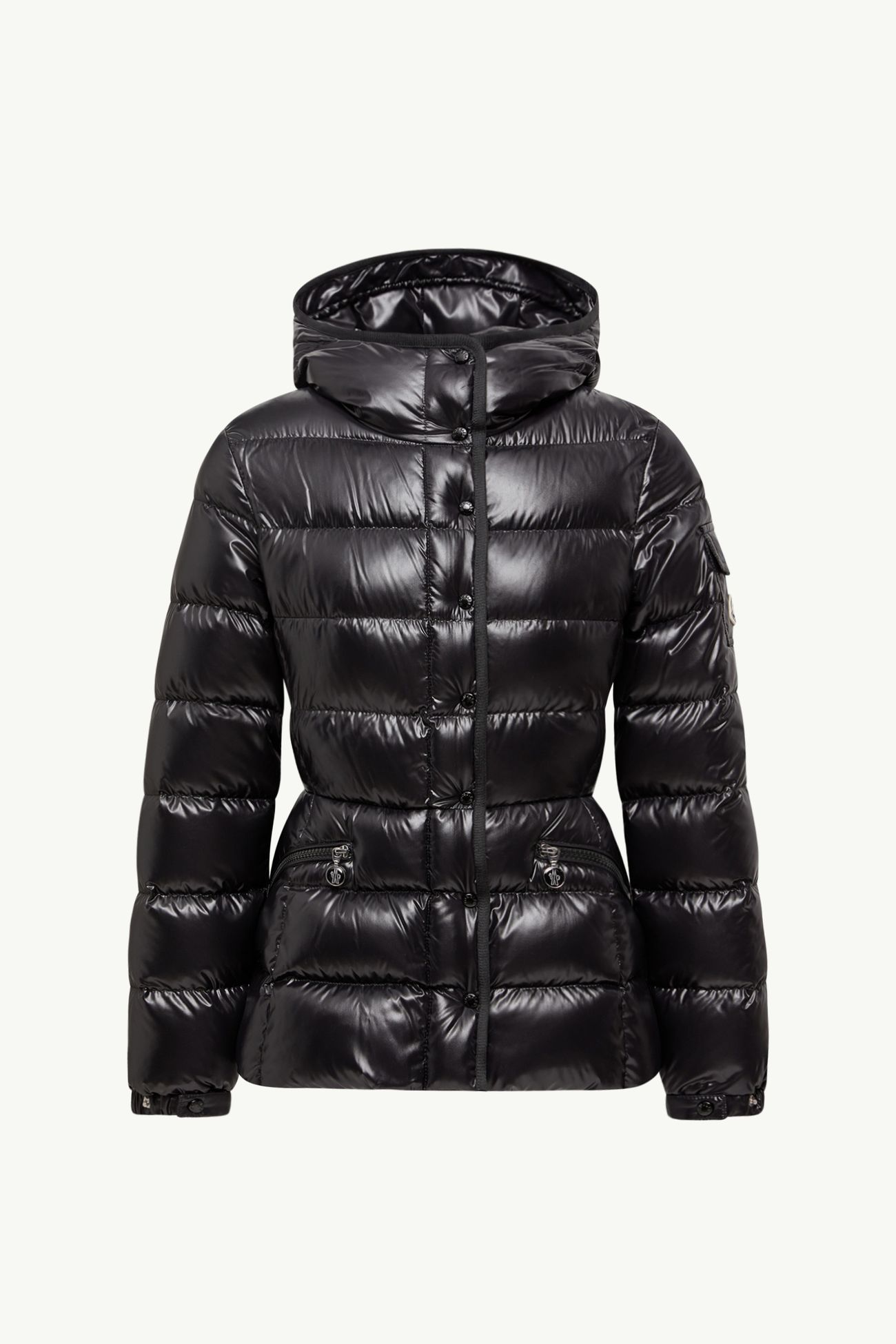 Piumino corto Barante con cappuccio Donna Nero Moncler 2