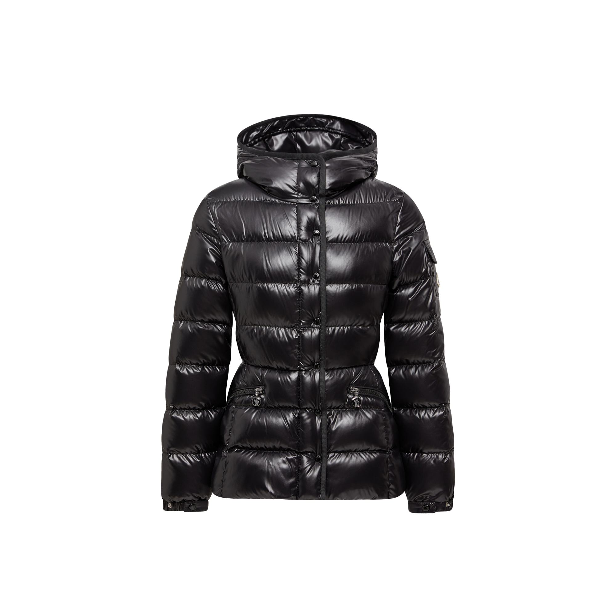 Moncler   Barante Hooded Short Down Jacket for Women in Black, Size: 10