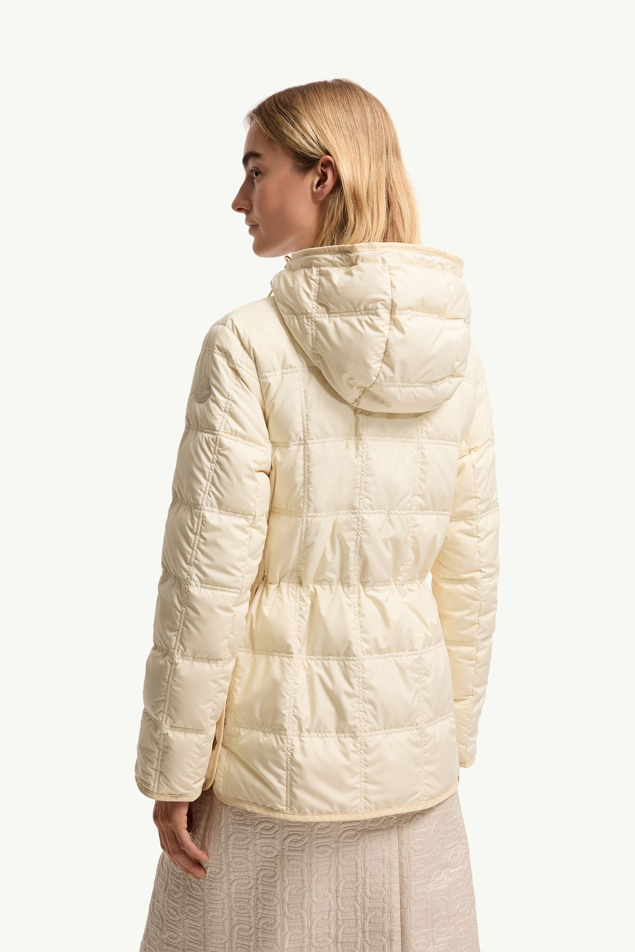 Cygnet連帽短身羽絨外套 女士 象牙白色 Moncler 4