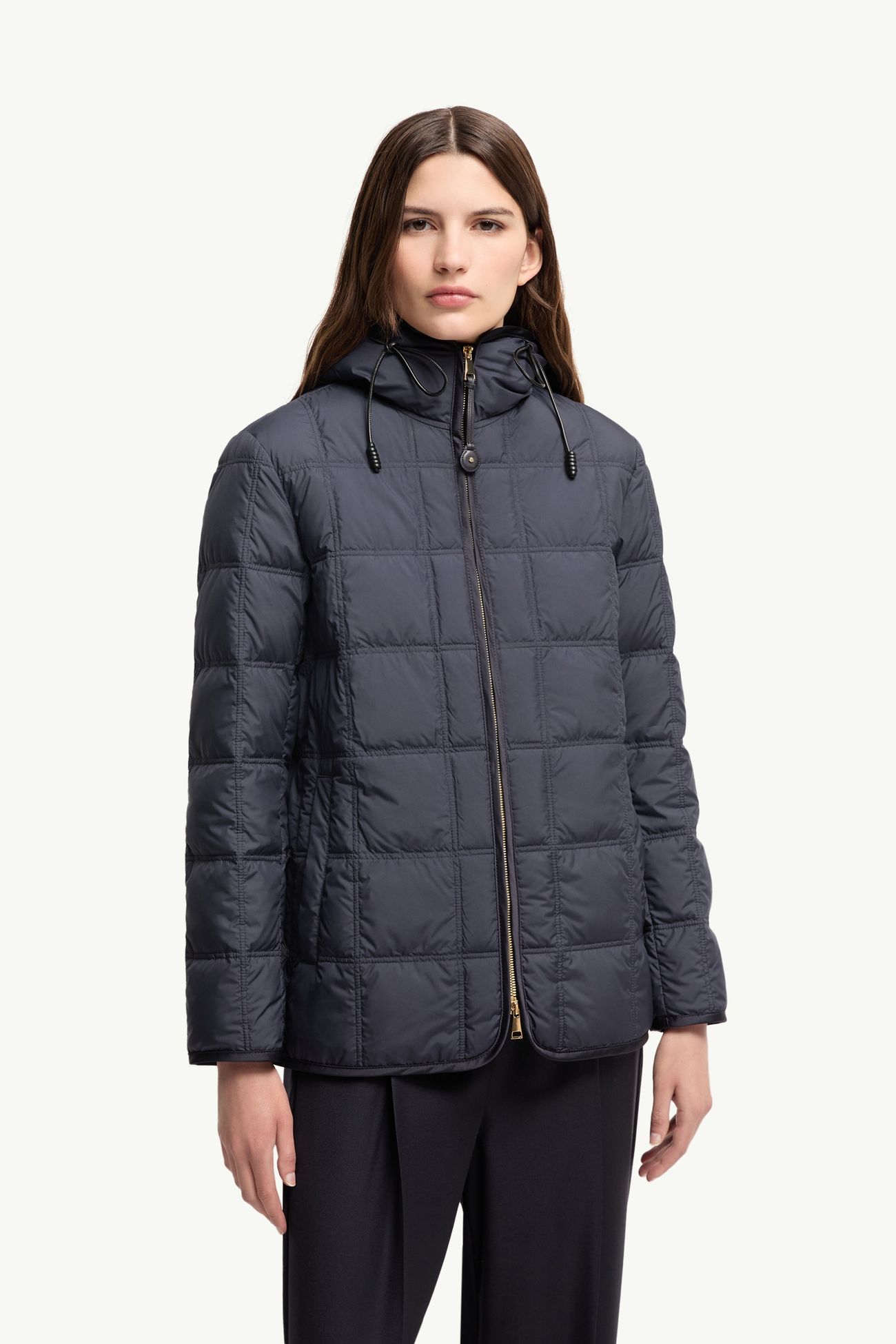 Doudoune courte à capuche Cygnet Femmes Bleu marine Moncler 3