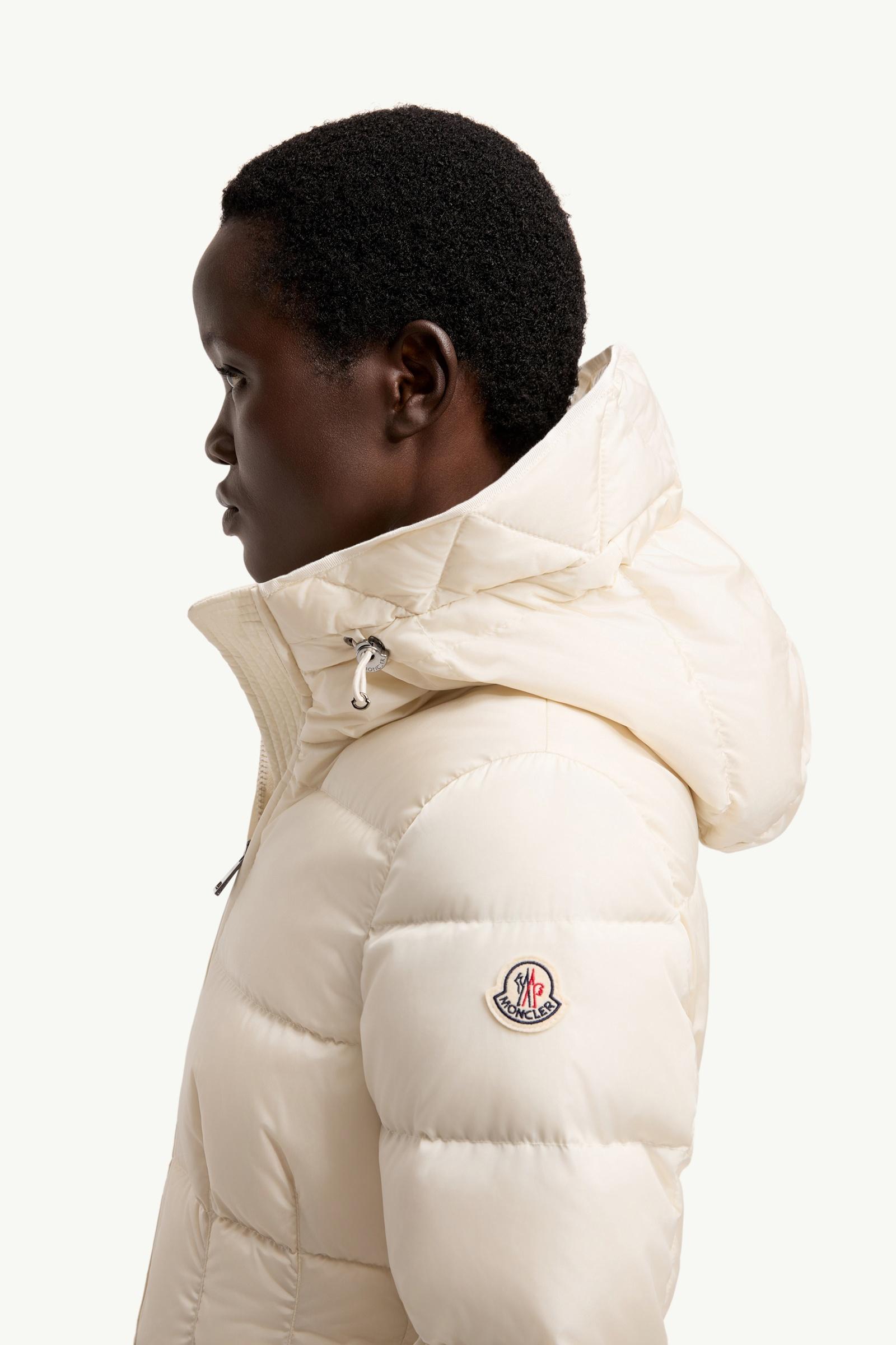 White Ivory Avoce Hooded Short Down Jacket - Short Down Jackets