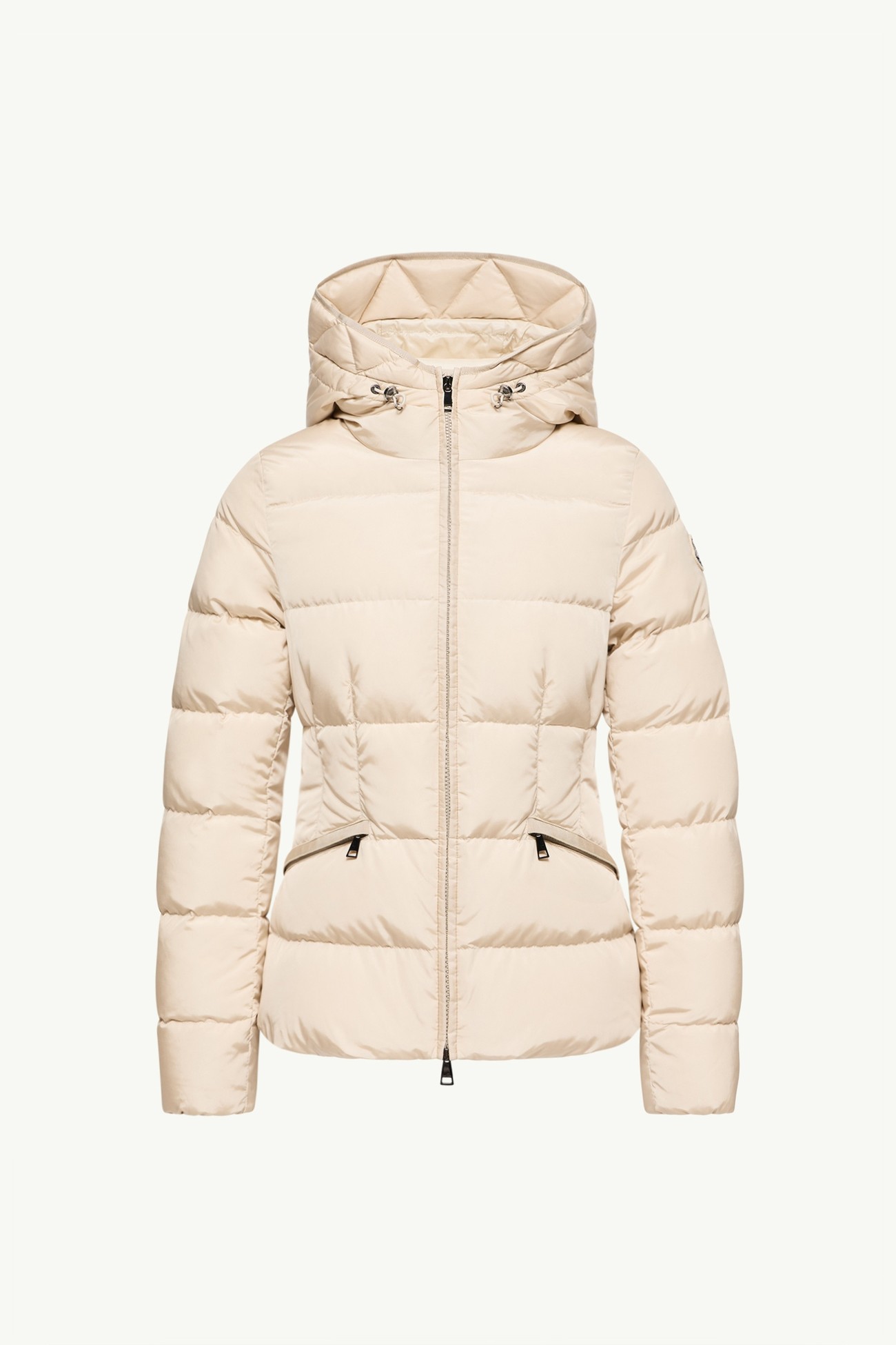 Avoce kurze Daunenjacke mit Kapuze Damen Beige Moncler 2
