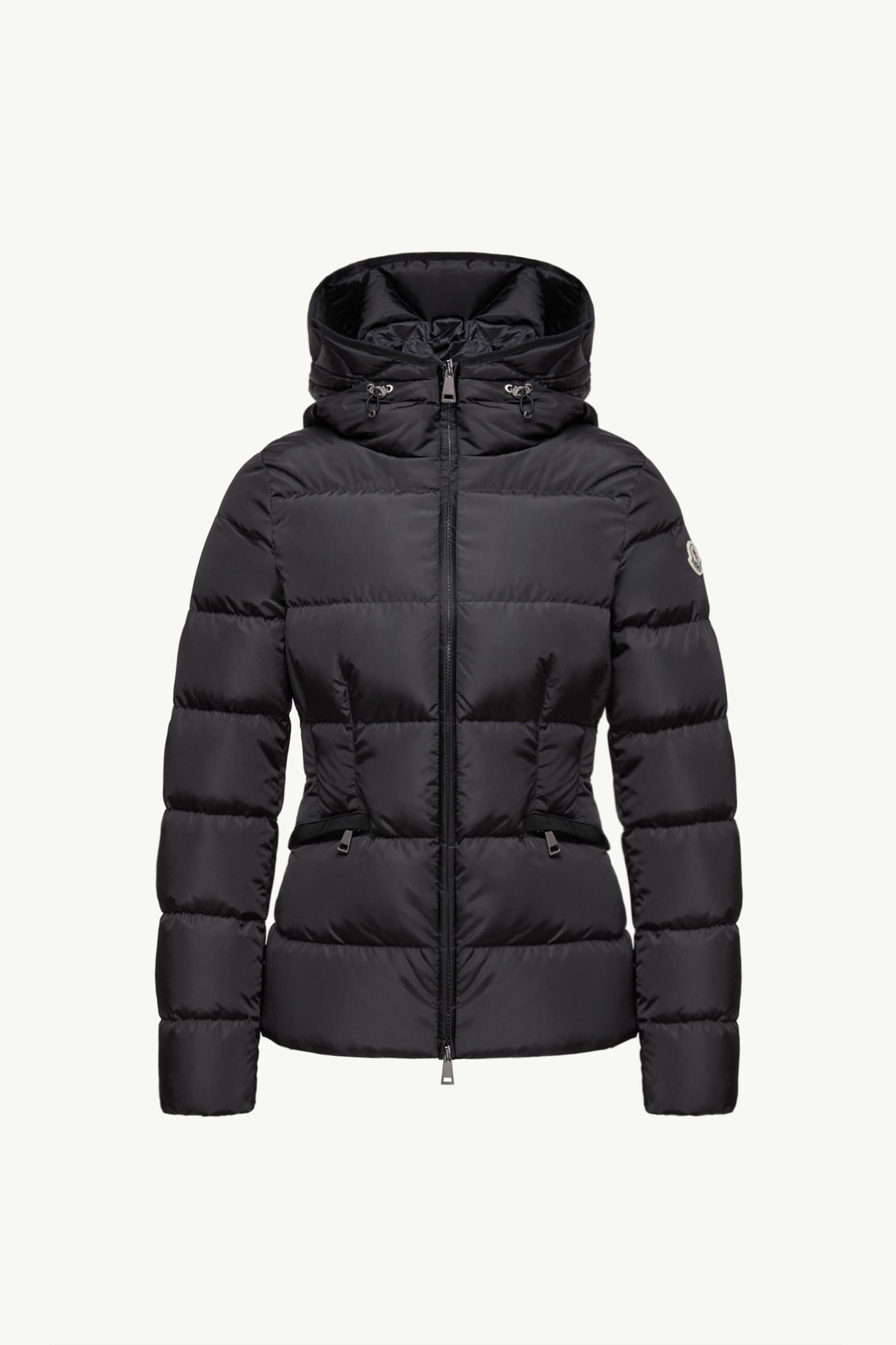 Black Avoce Hooded Short Down Jacket - Short Down Jackets for
