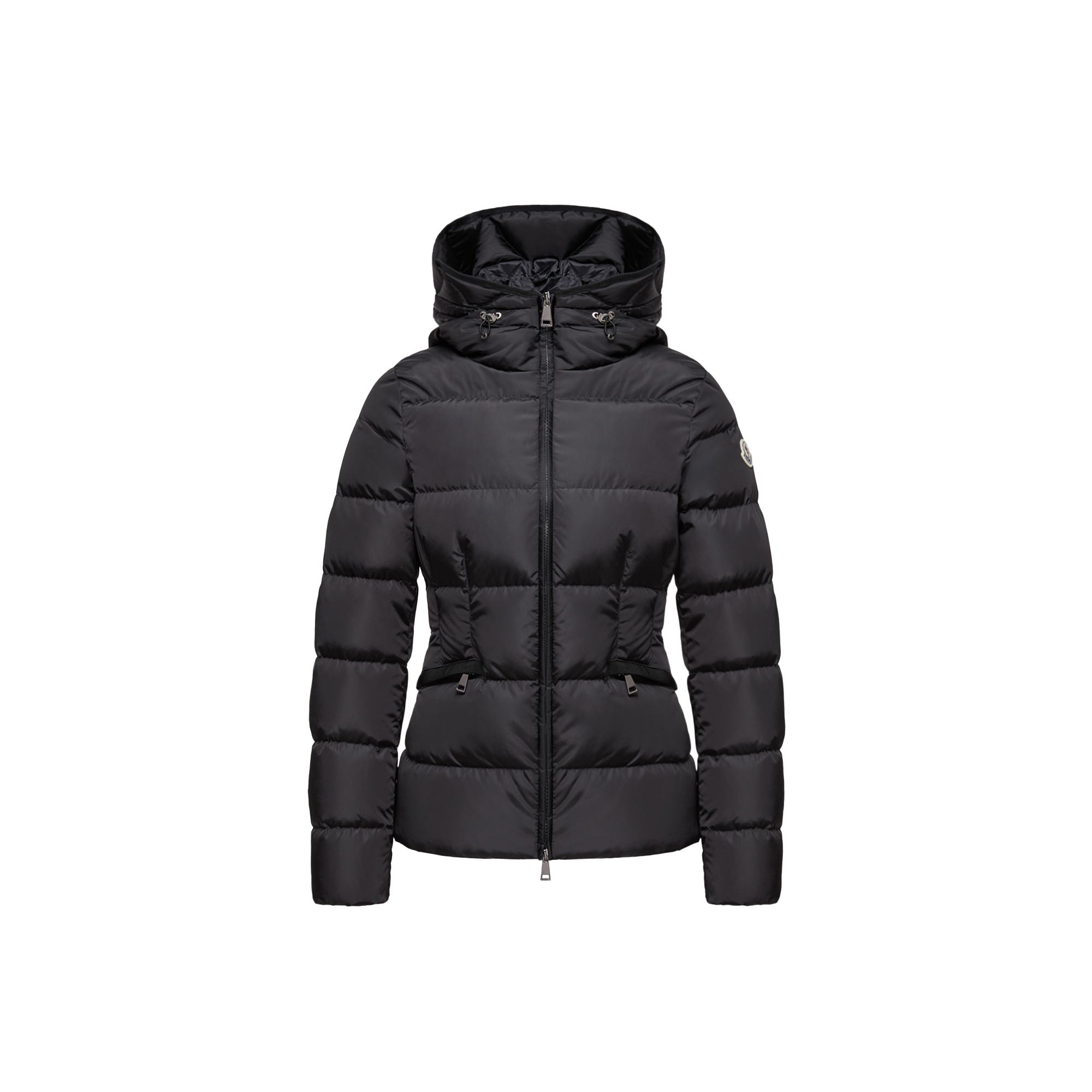 Moncler   Avoce Hooded Short Down Jacket for Women in Black, Size: 16