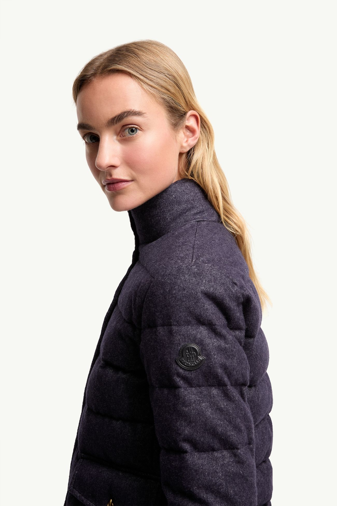Bessettez棉質短身羽絨外套 女士 海軍藍色 Moncler 1