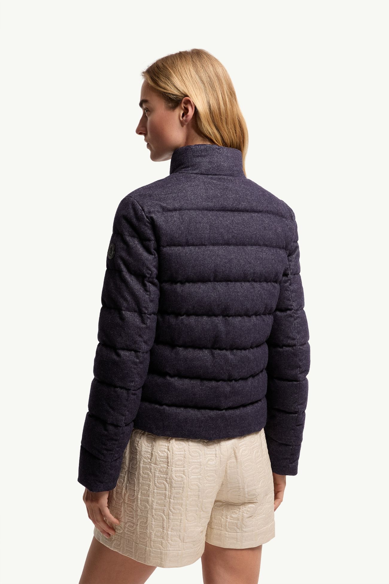 Bessettez棉質短身羽絨外套 女士 海軍藍色 Moncler 4