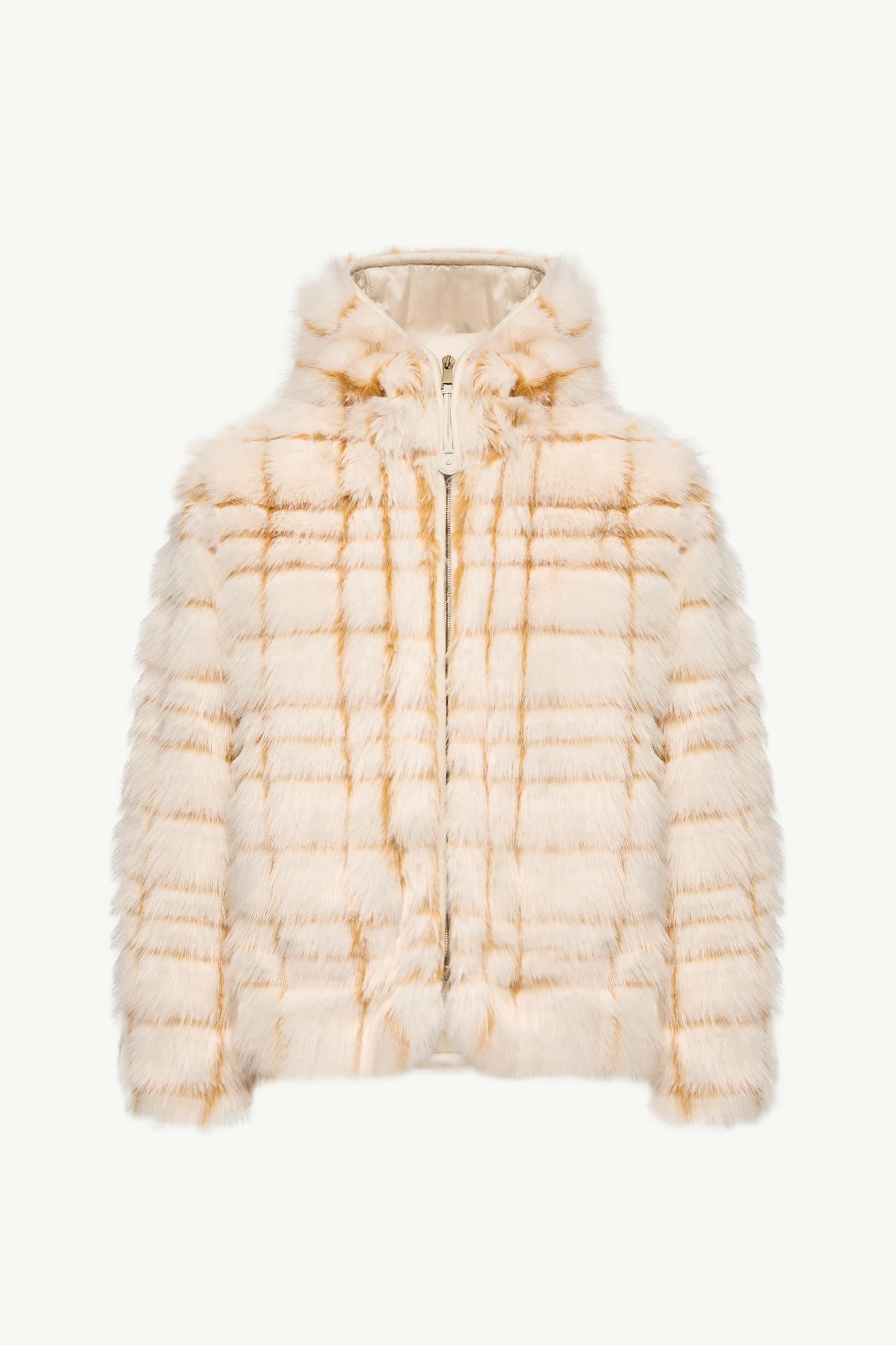 Pluvier Short Padded Jacket Women Off White & Yellow Moncler, 1 of 0